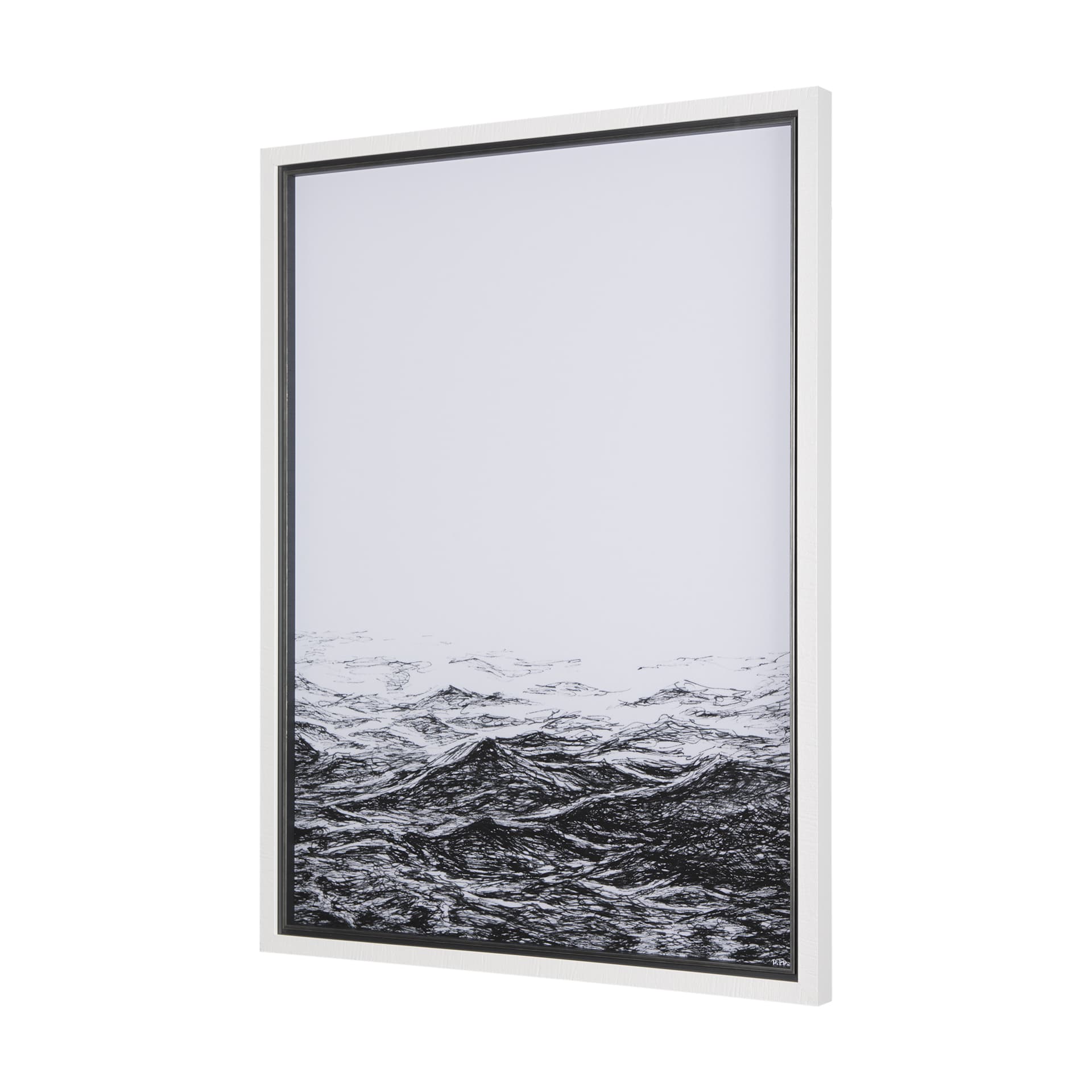 Running on Waves II by Simeng a Framed Art Print Matted under Glass — product photograph