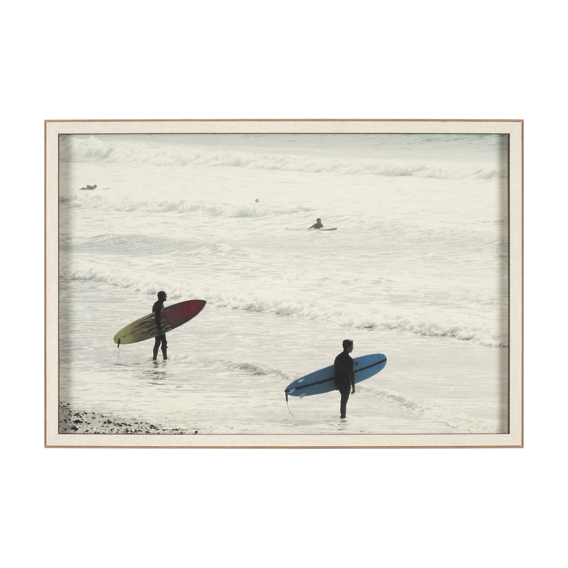 Serene Surf by Urban Octopus a Framed Photo Art Print Matted under Glass — product photograph