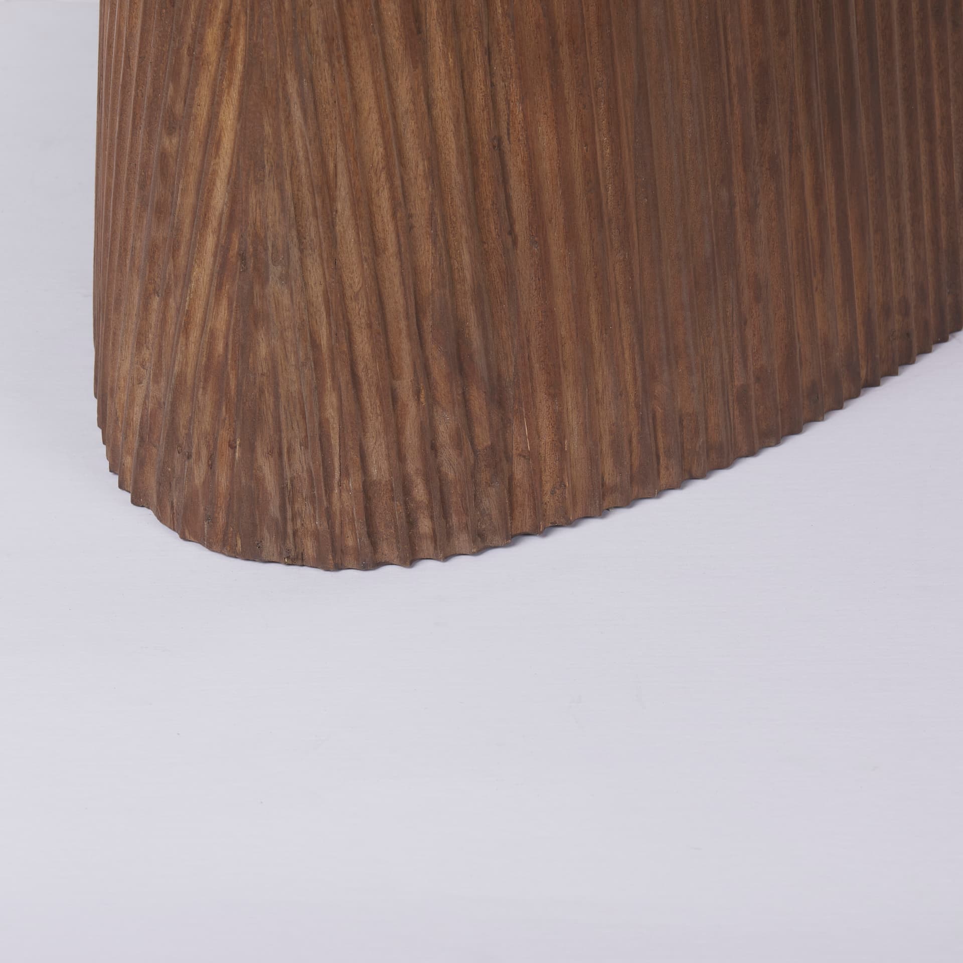 Lance 94"L x 50"W Oval Dining Table | Med Brown Wood | Seats 8 — product photograph