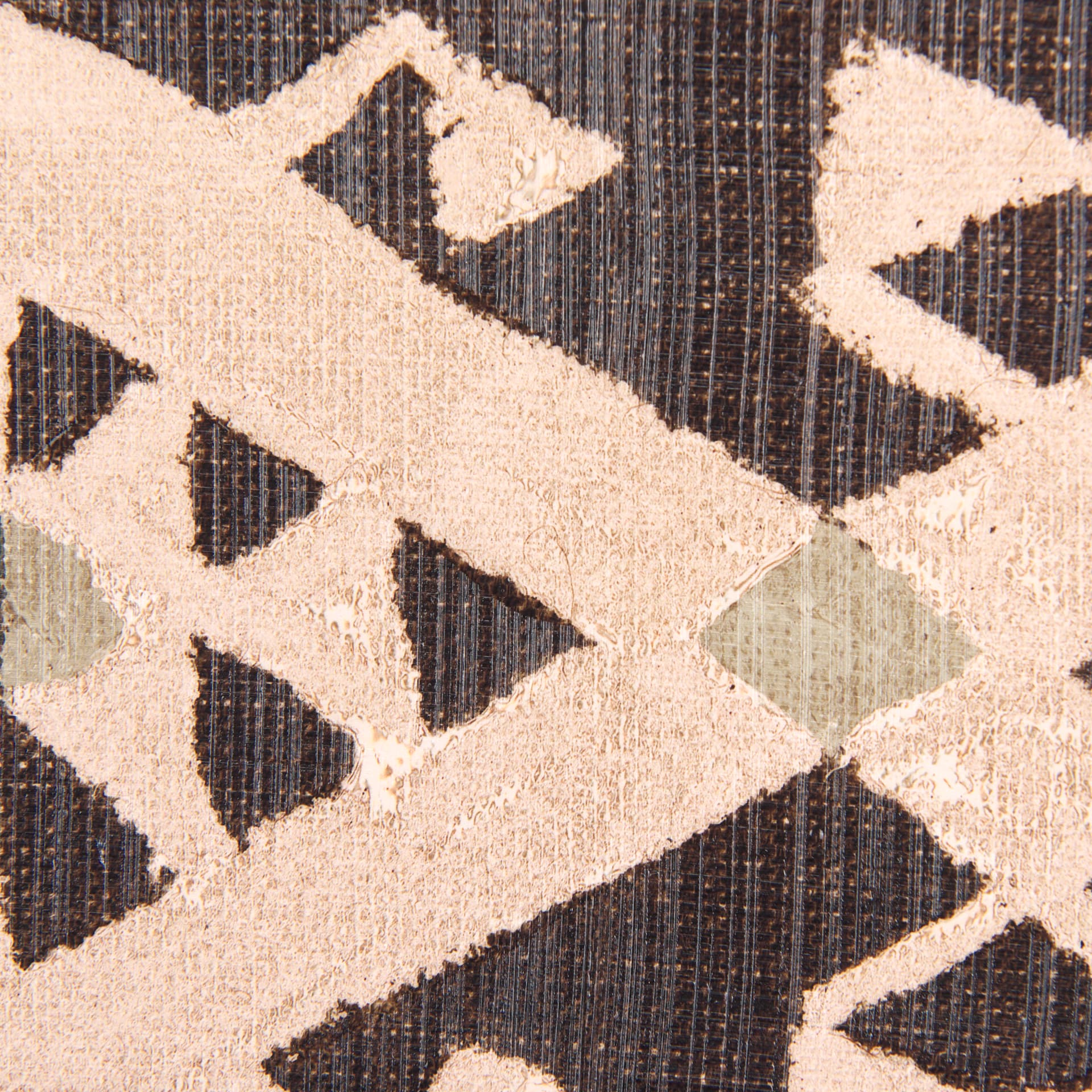 Brown Tapestry VI by Mercana Studio a Hand Embellished Textured Framed Art Print — product photograph