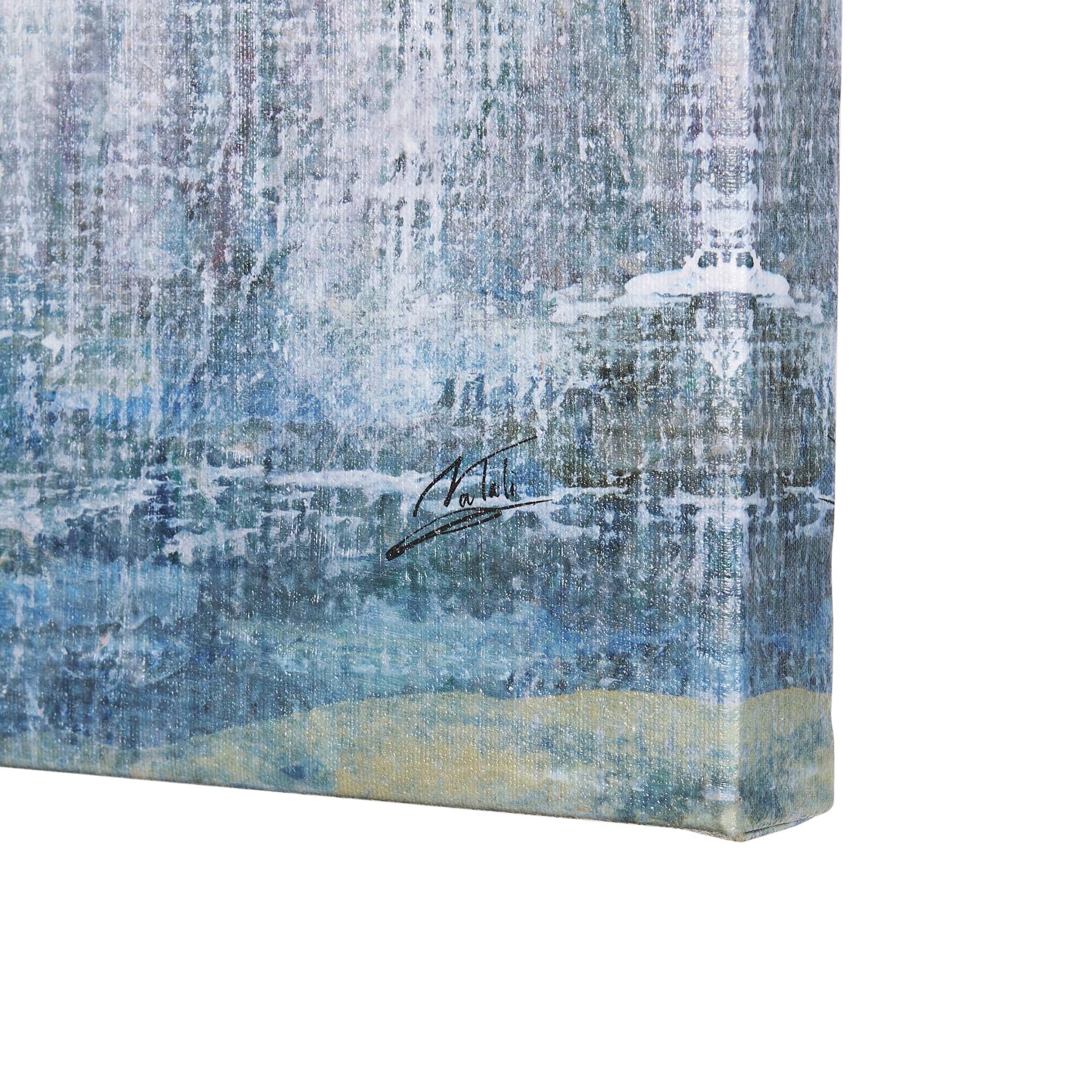 A Fresh Winter Morning I by Mercana Studio a Hand Embellished Textured Canvas — product photograph