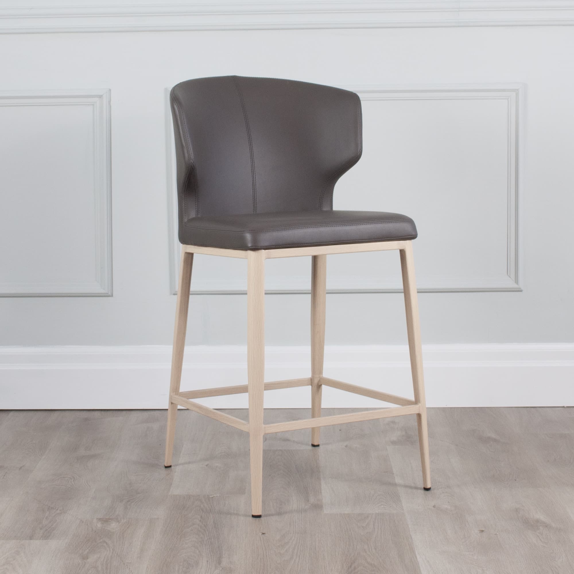 Cabo Stool With Metal Base — product photograph