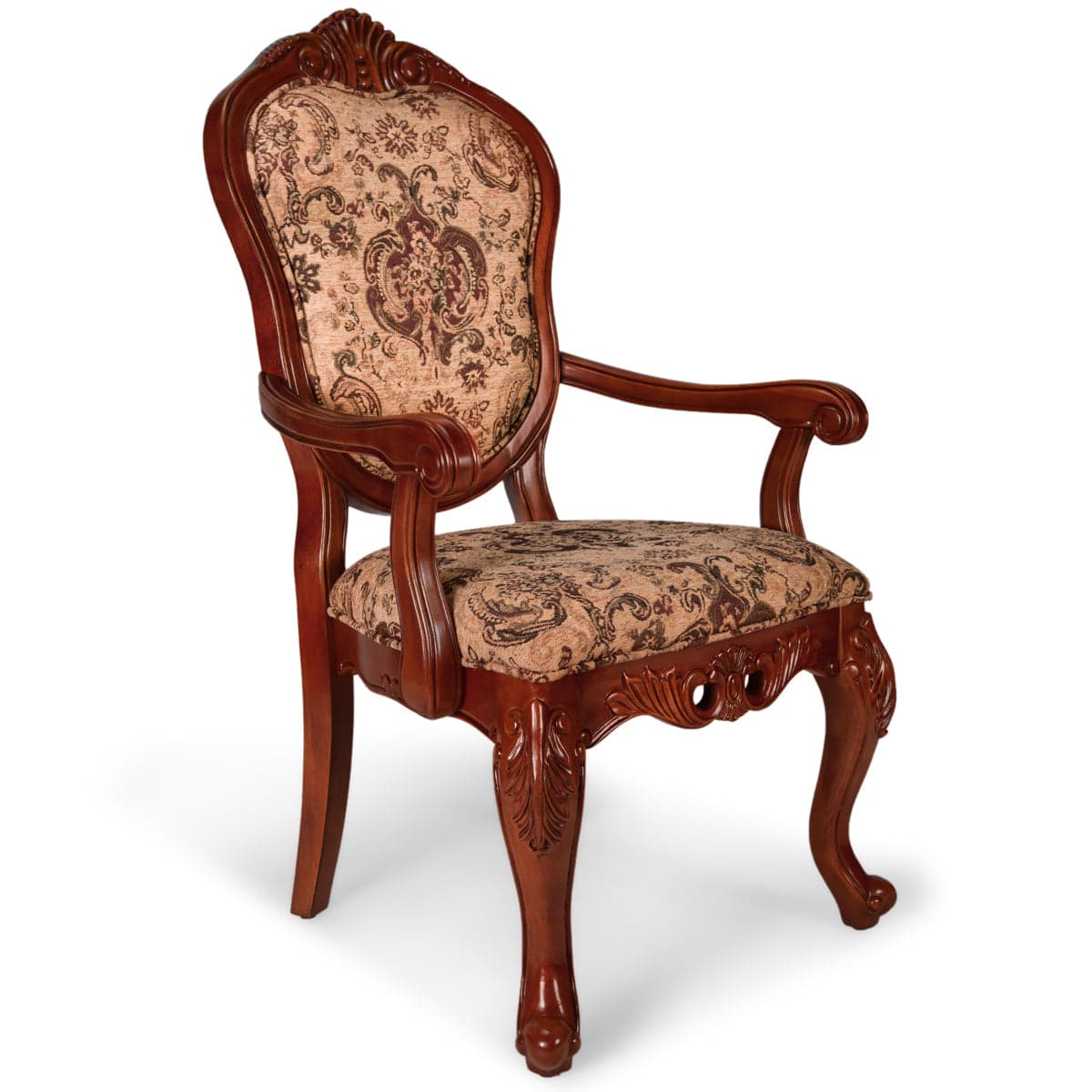Formal Chair LYY906 Cherry Finish — product photograph