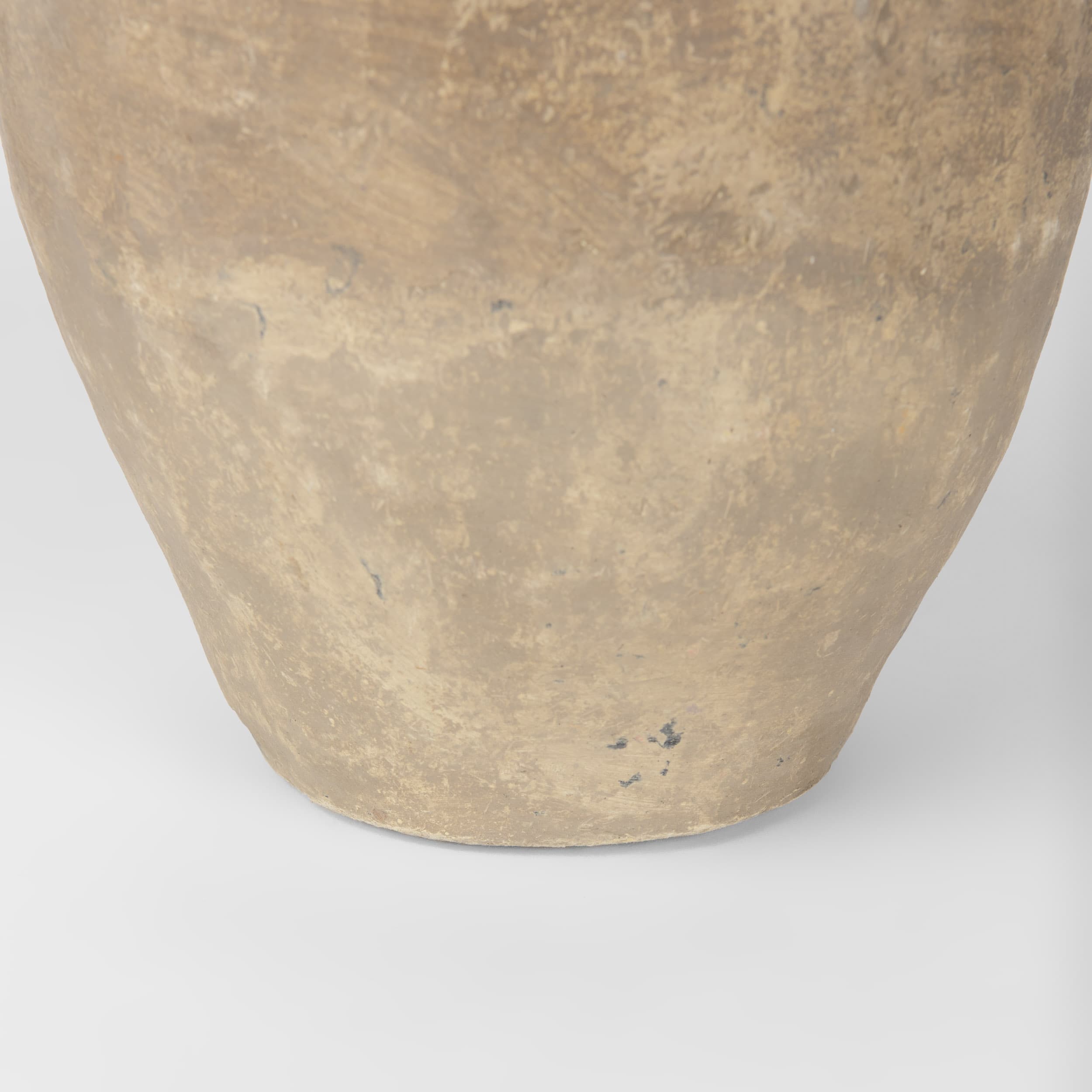 Rundal Large Gray Paper Mache Vase — product photograph