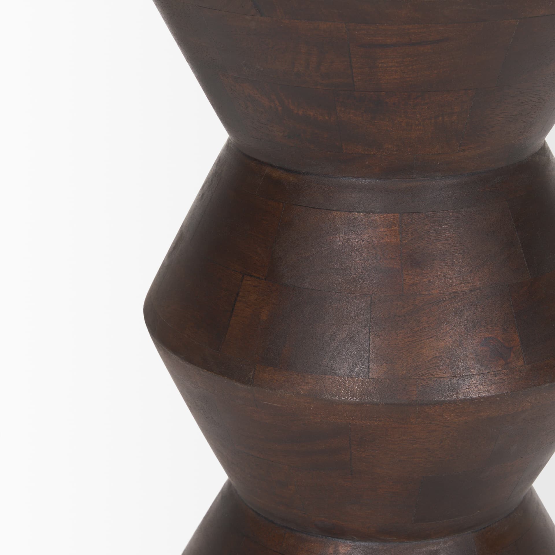Odessa Dark Brown Wood Accent Table — product photograph