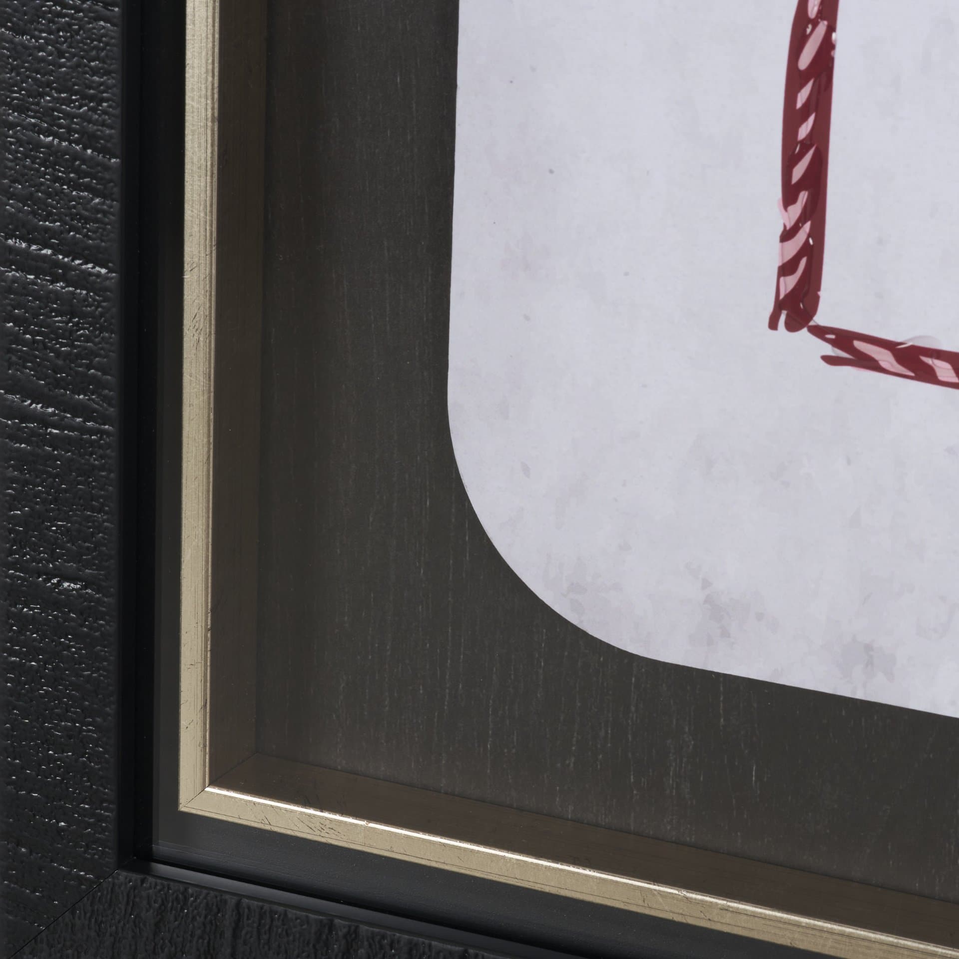 Wild West II by Mercana Studio Hand-Embellished Framed Artwork Matted under Glass — product photograph