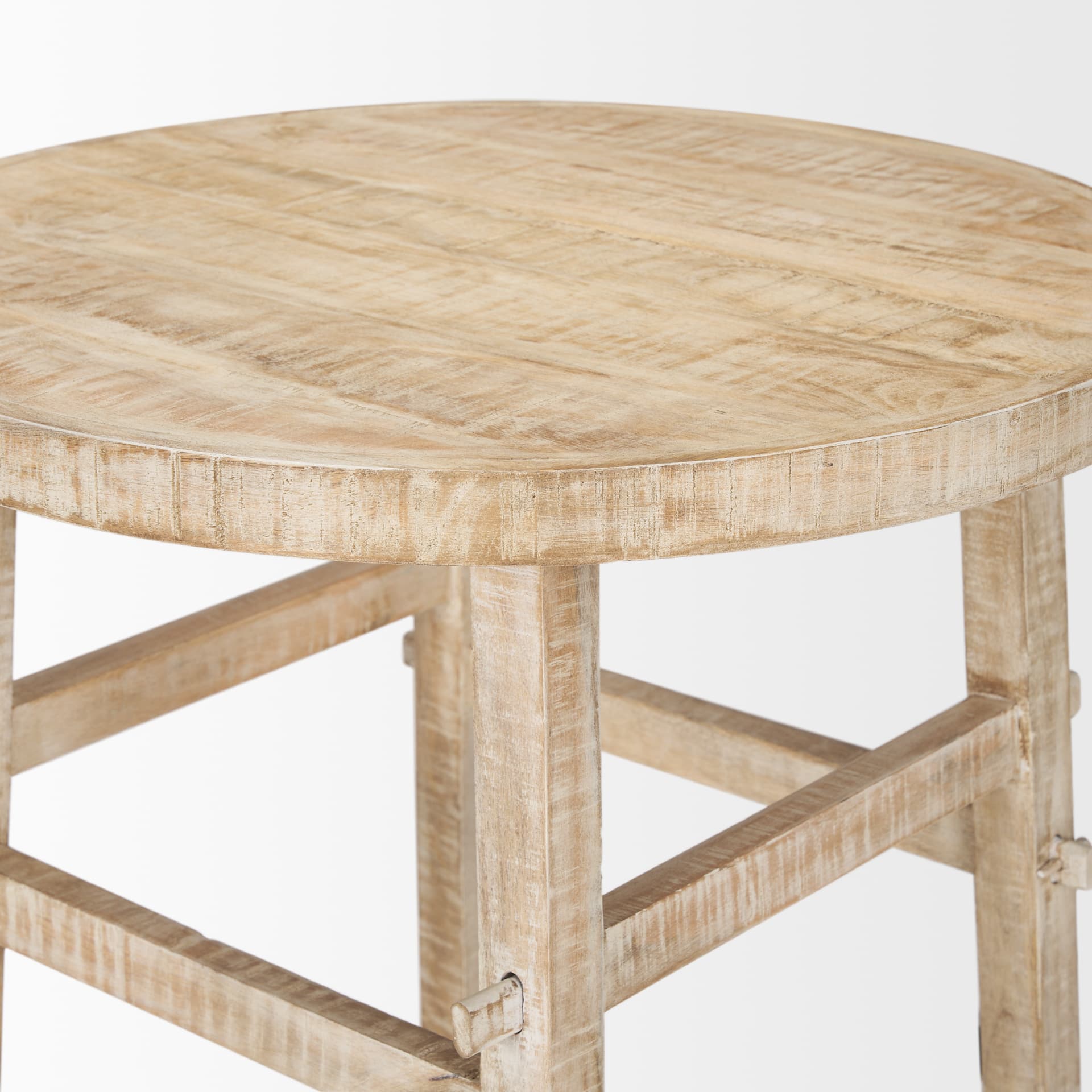 Rosie Large Blonde Wood End Table — product photograph