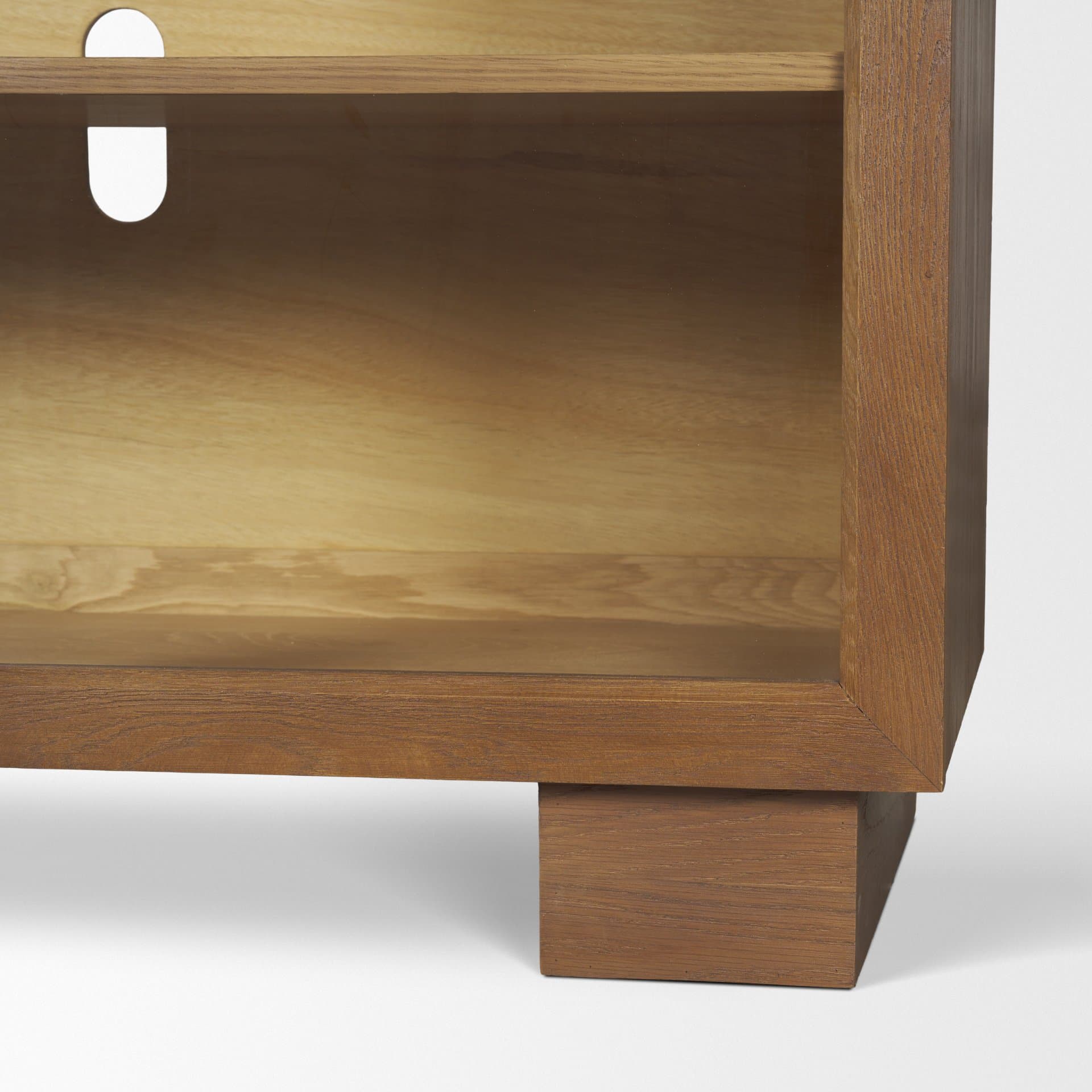 Winsford 82" Two-Tone Oak Sideboard w/ Glass Doors — product photograph