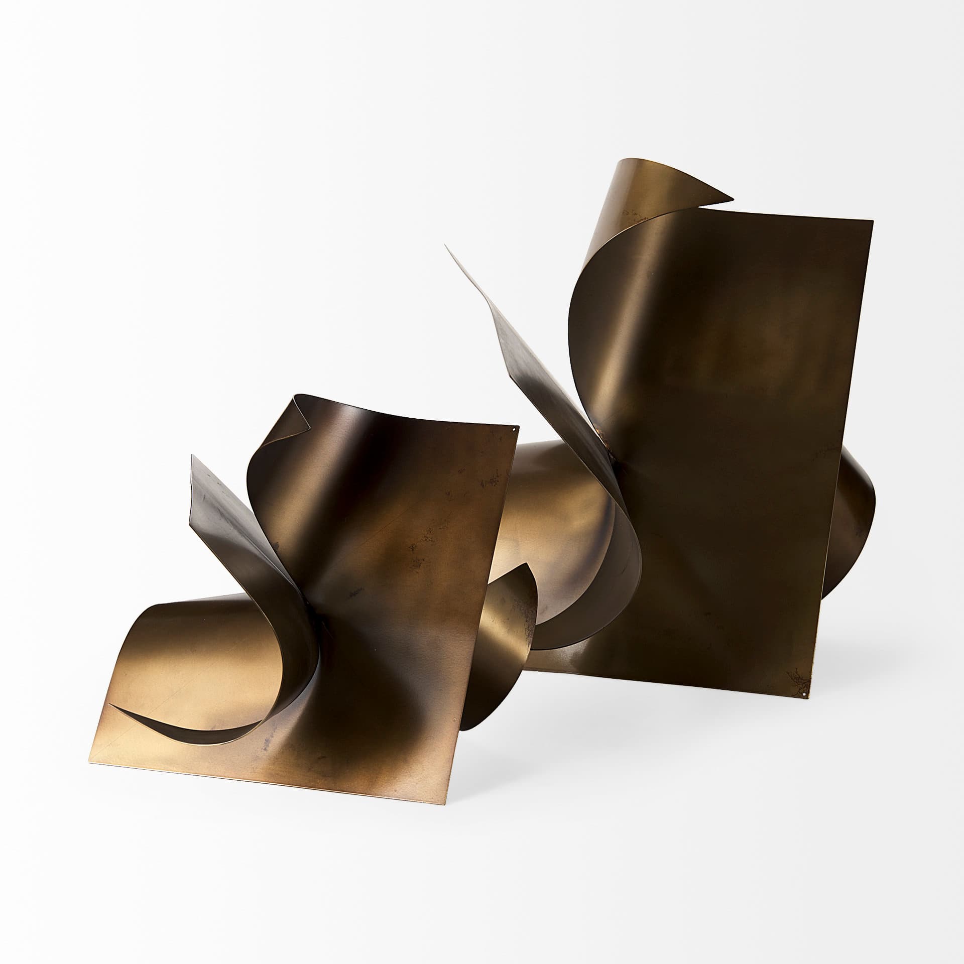 Francesca Antique Gold Metal Sculptural Decorative Object — product photograph