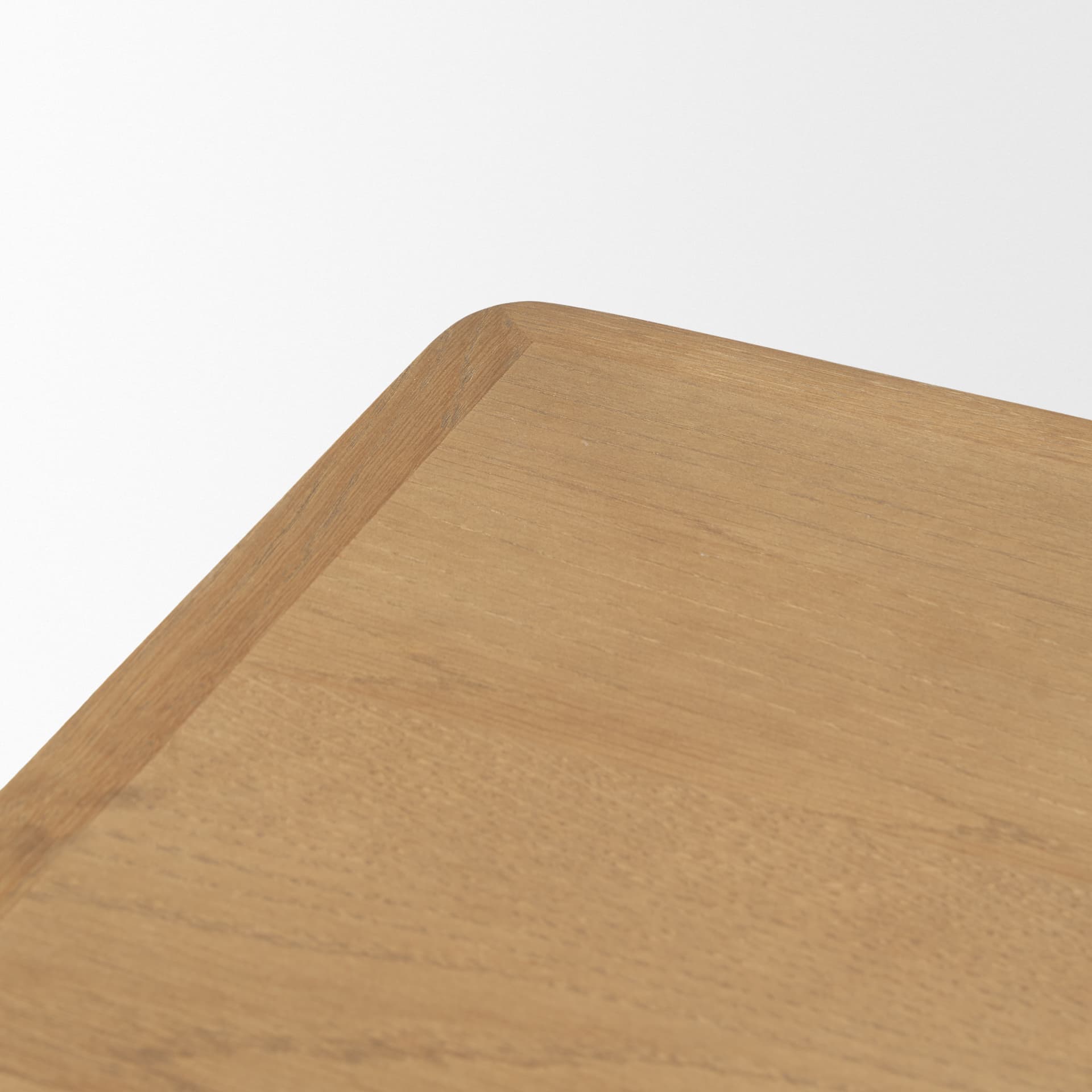 Tino Light Brown Oak Wood w/ 4 Drawers Desk — product photograph