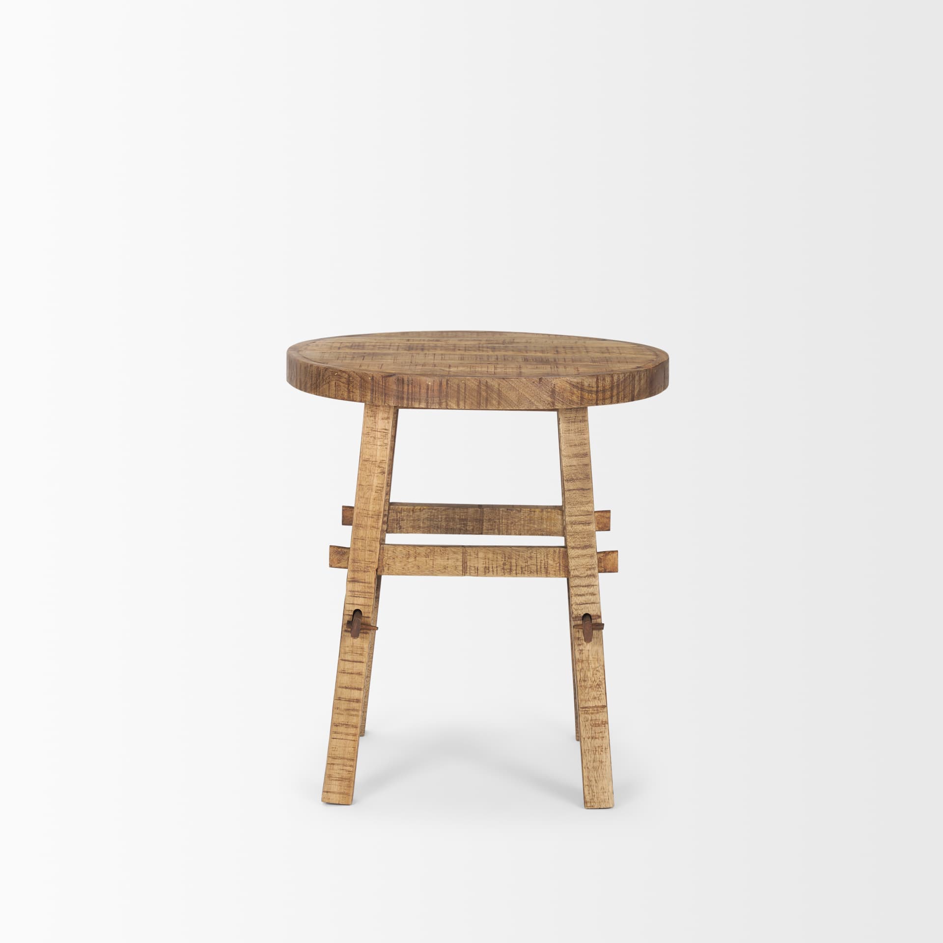 Rosie Small Brown Wood End Table — product photograph