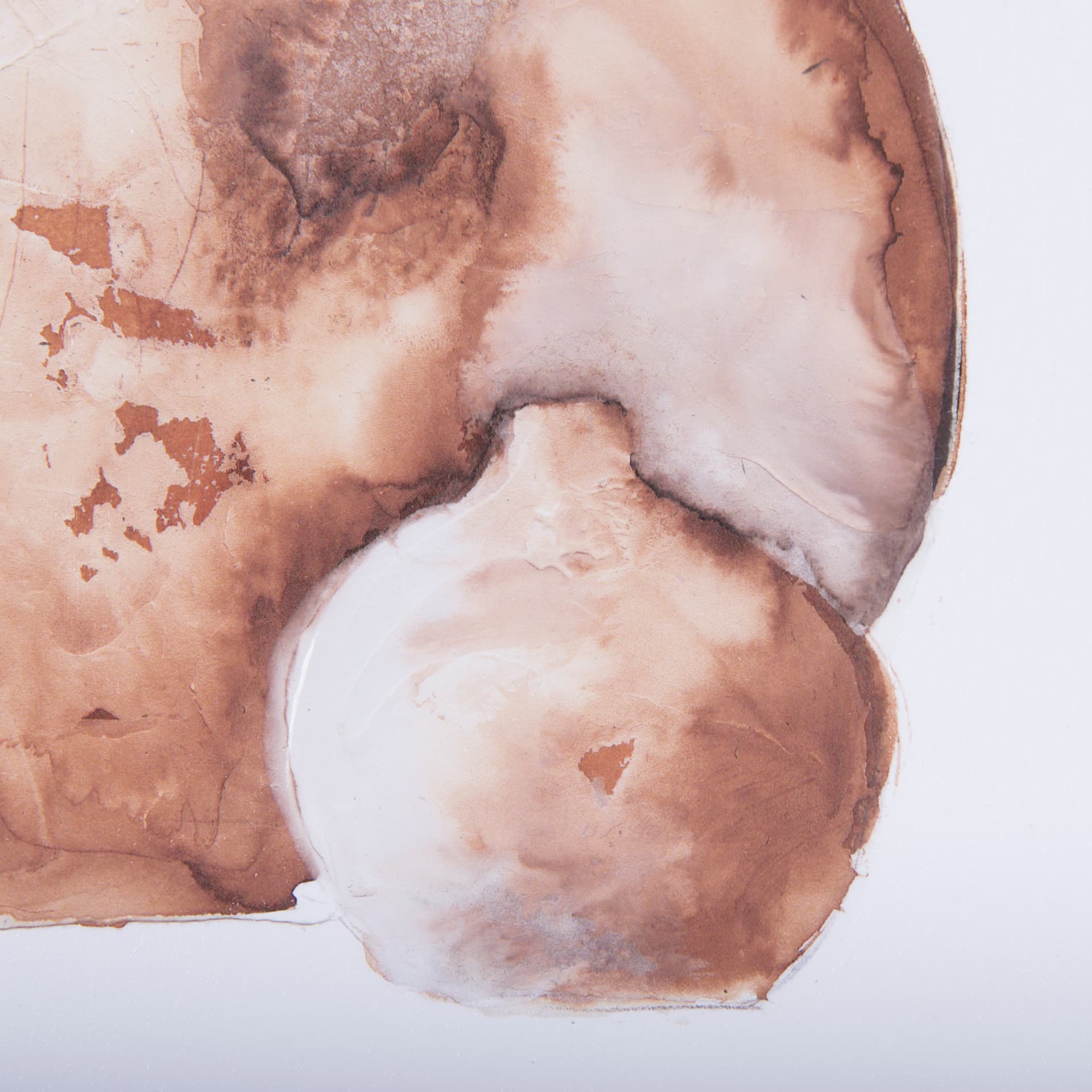 Vase Gray Lotus Pods by Mercana Studio a Hand Embellished Textured Framed Art Print — product photograph
