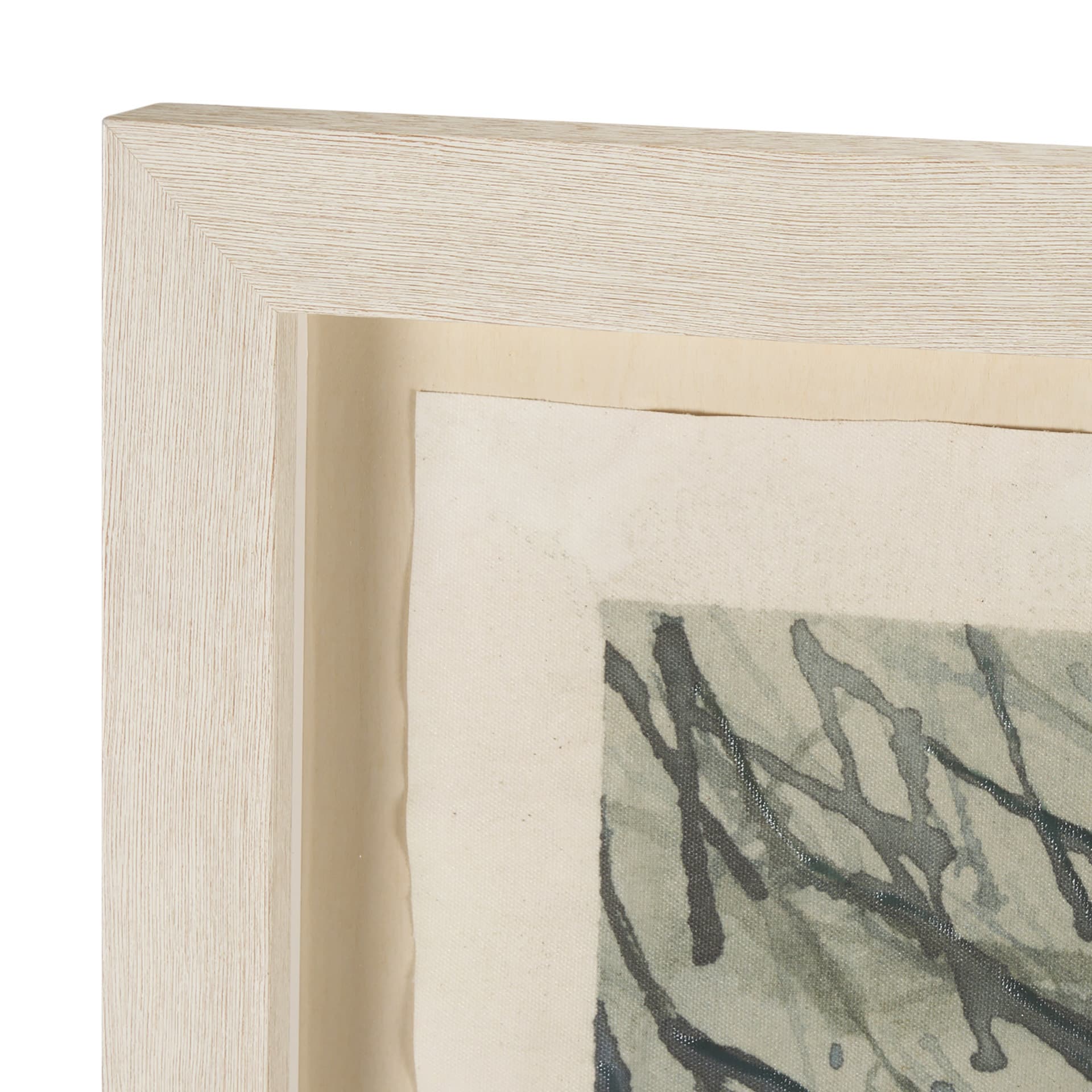 Over At The Lake by Mercana Studio a Hand Embellished Framed Art Print Matted under Glass — product photograph