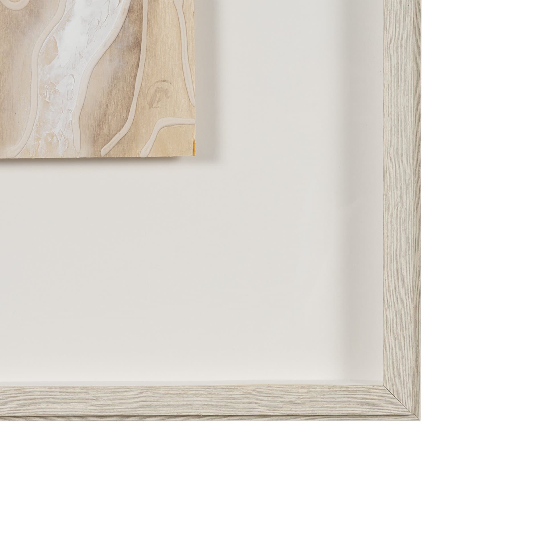Coastal Topography by Mercana Studio Handmade Original Framed Artwork Matted under Glass — product photograph
