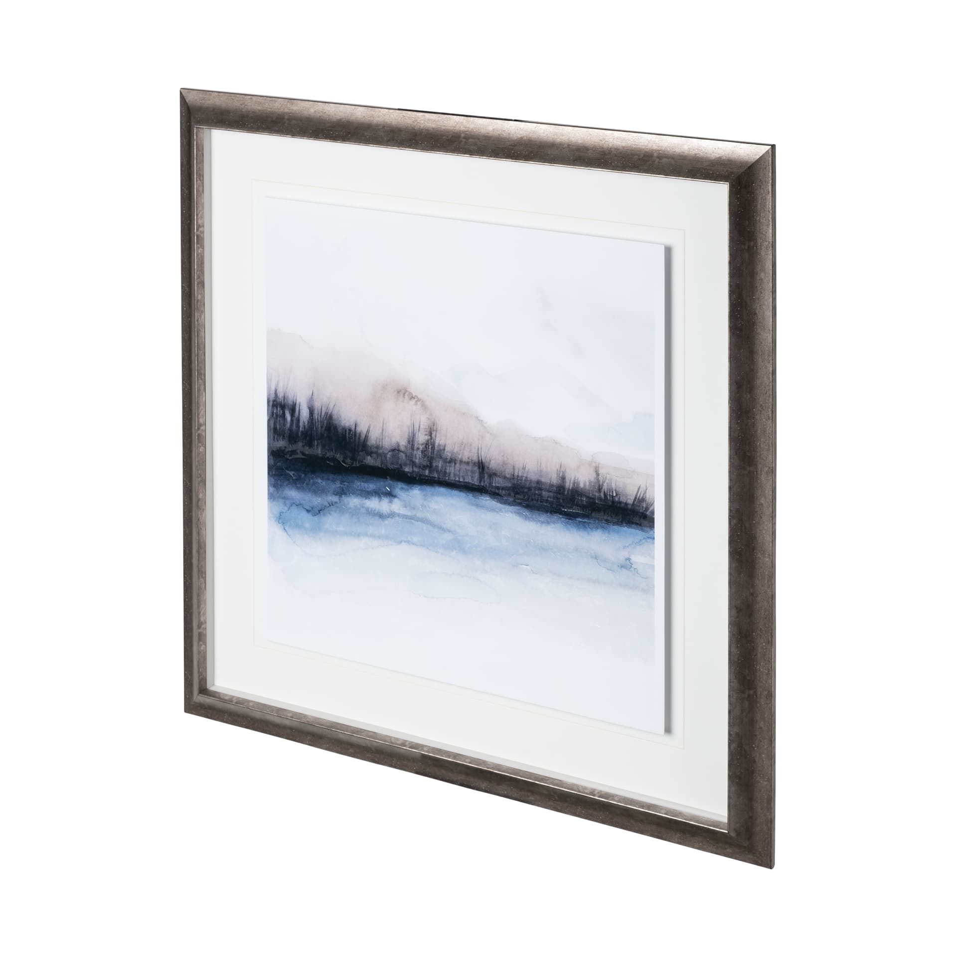 Horizon Shadow II by Grace Popp a Hand Embellished Textured Framed Art Print Matted under Glass — product photograph