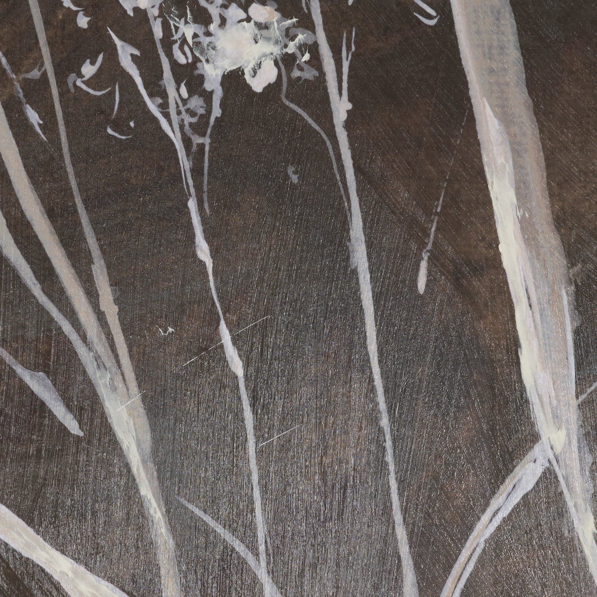 Ghost Grasses I by Mercana Studio Hand-Embellished Textured Framed Artwork Matted under Glass — product photograph