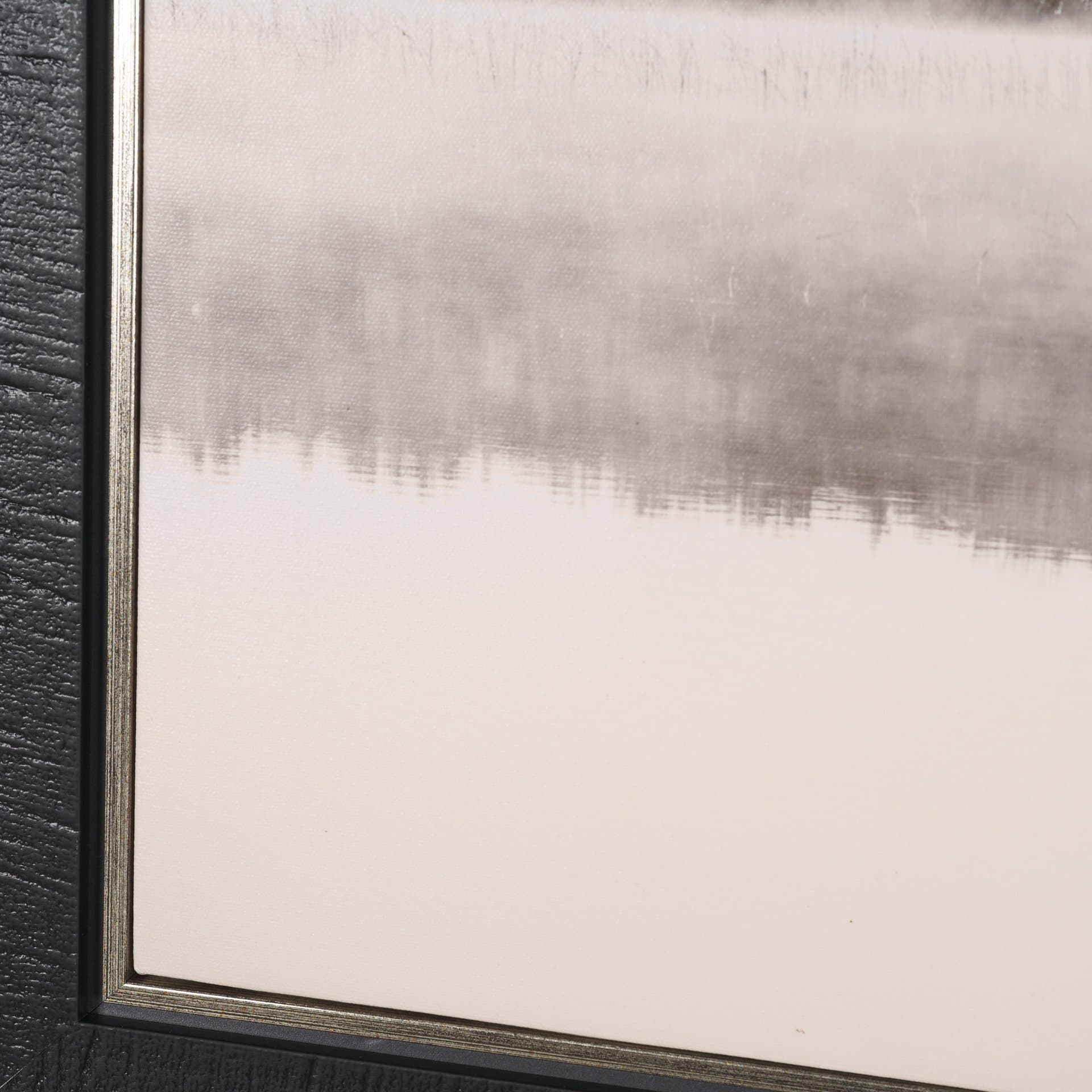 Calm Reflections by Mike Toy Hand-Embellished Textured Framed Canvas Photo Print — product photograph