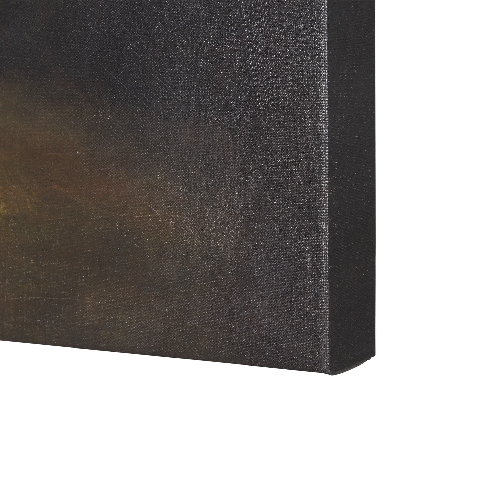 Lonely Pear by Mercana Studio a Hand Embellished Textured Canvas — product photograph