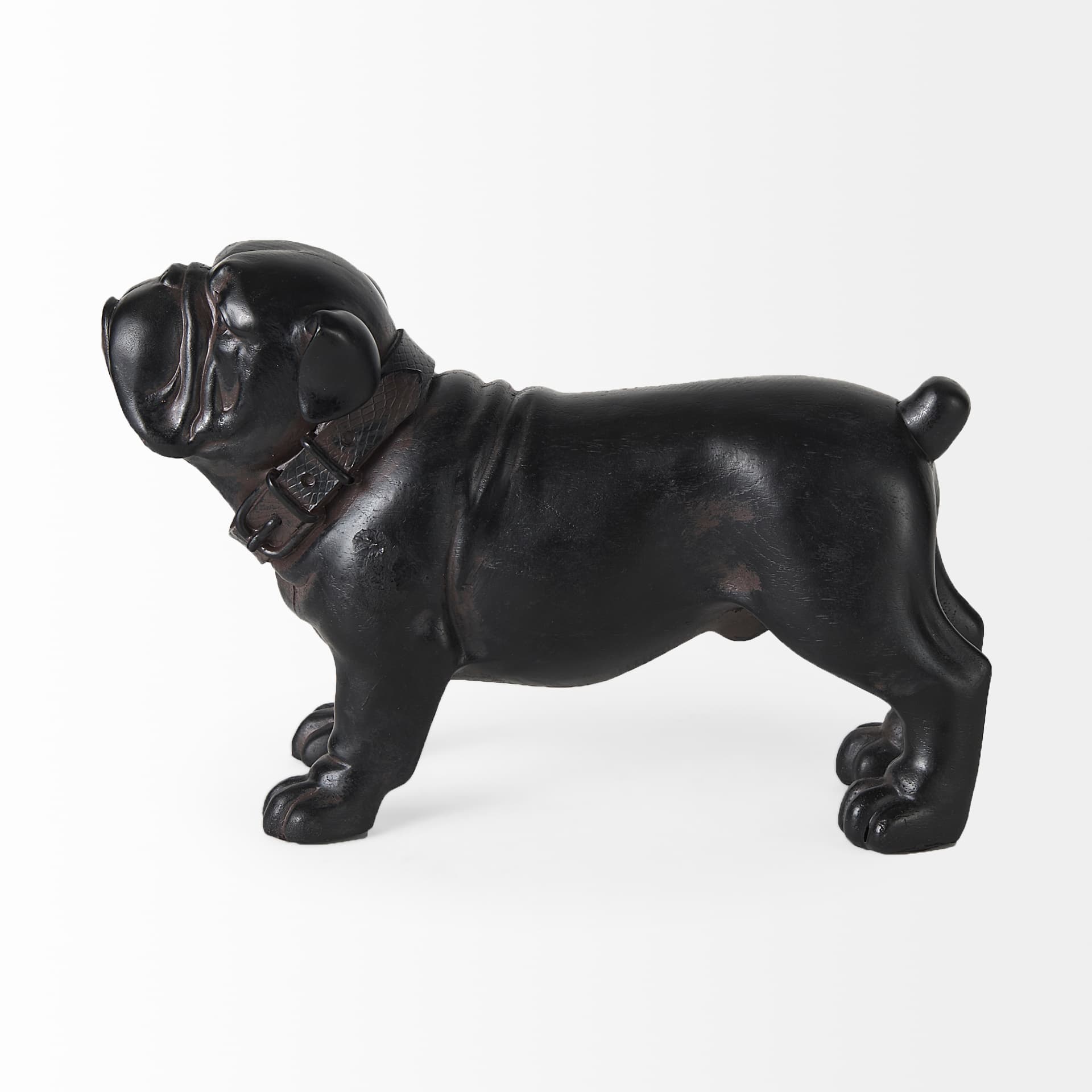 Hugo 5L x 13W Black Resin Bulldog — product photograph