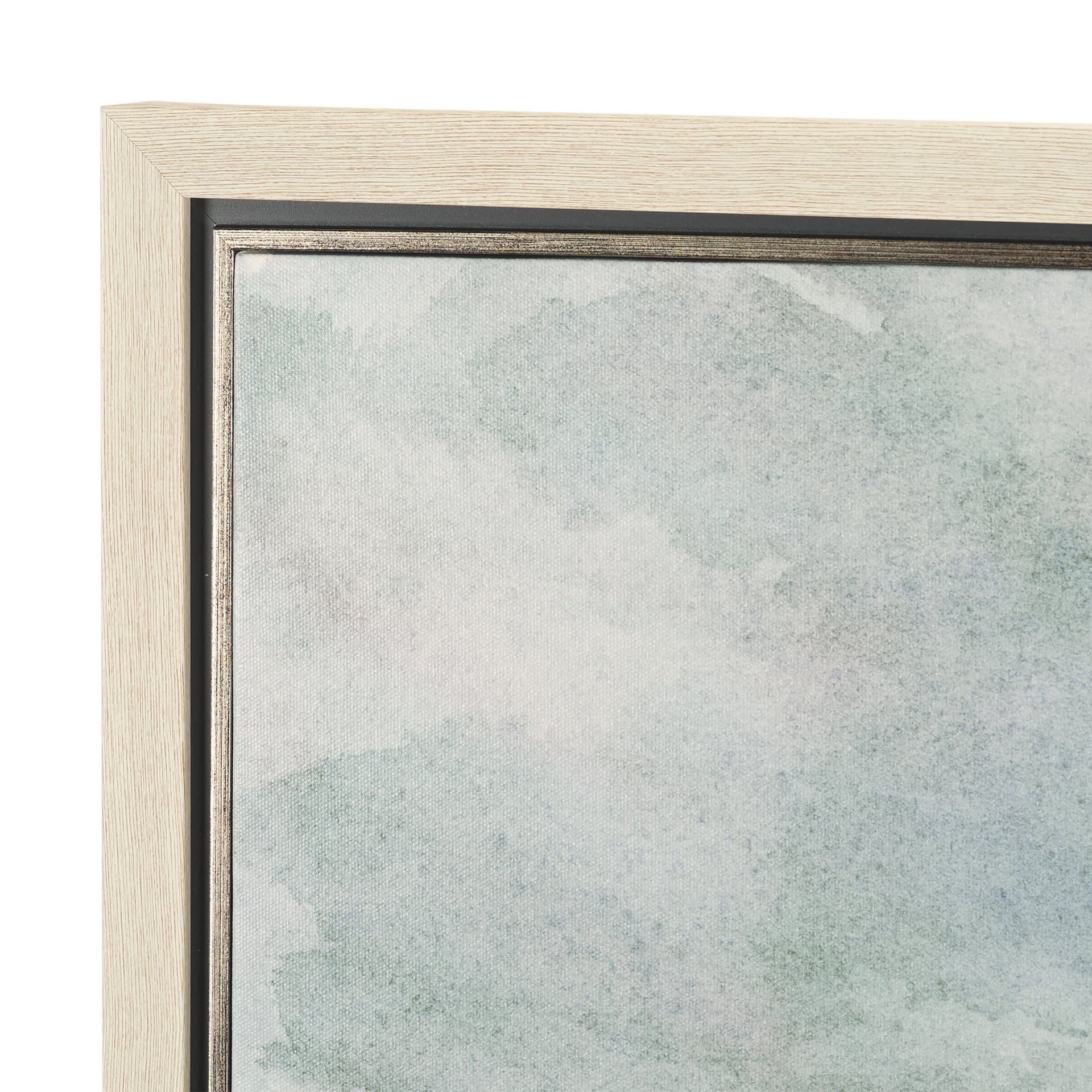 Beach View I by Mercana Studio Hand-Embellished Textured Framed Canvas Artwork — product photograph