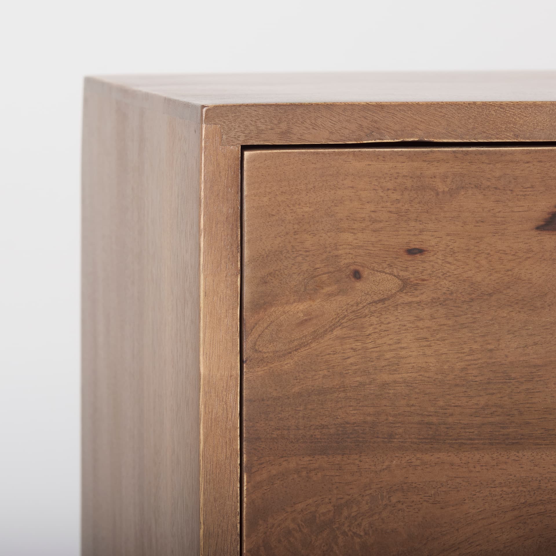 Astrid 71L x 17W x 30.3H Medium Brown Solid Wood 6 Drawer Sideboard — product photograph