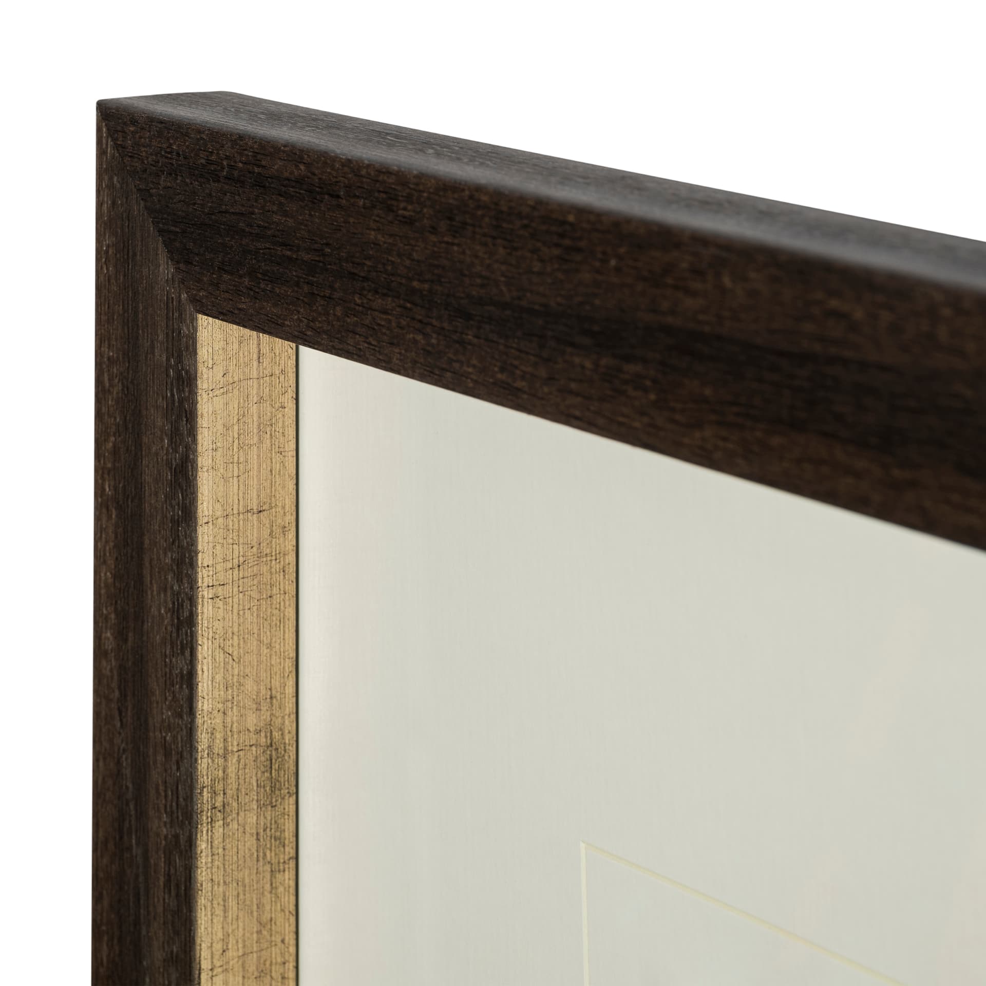 Deer Skull by Chris Dunker a Hand Embelished Textured Framed Art Print Matted under Glass — product photograph