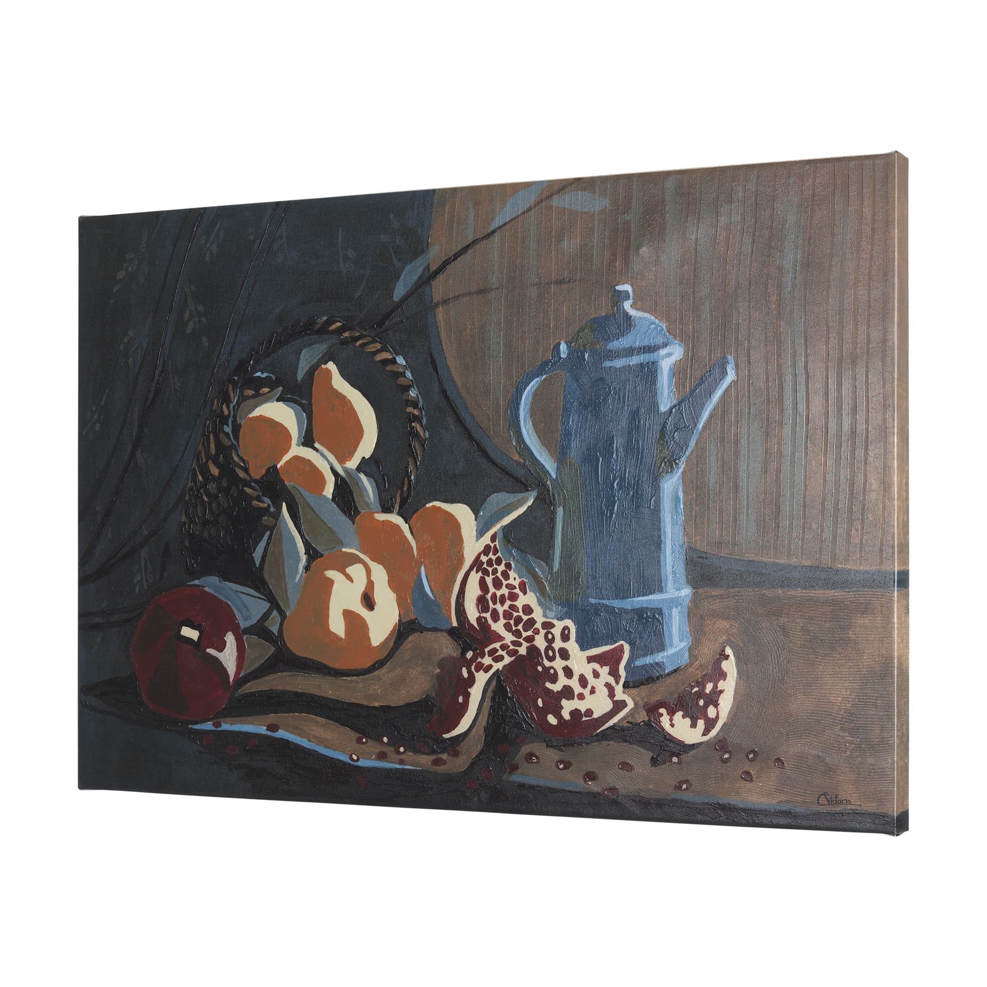Still life II by Mercana Studio a Hand Embellished Textured Canvas — product photograph