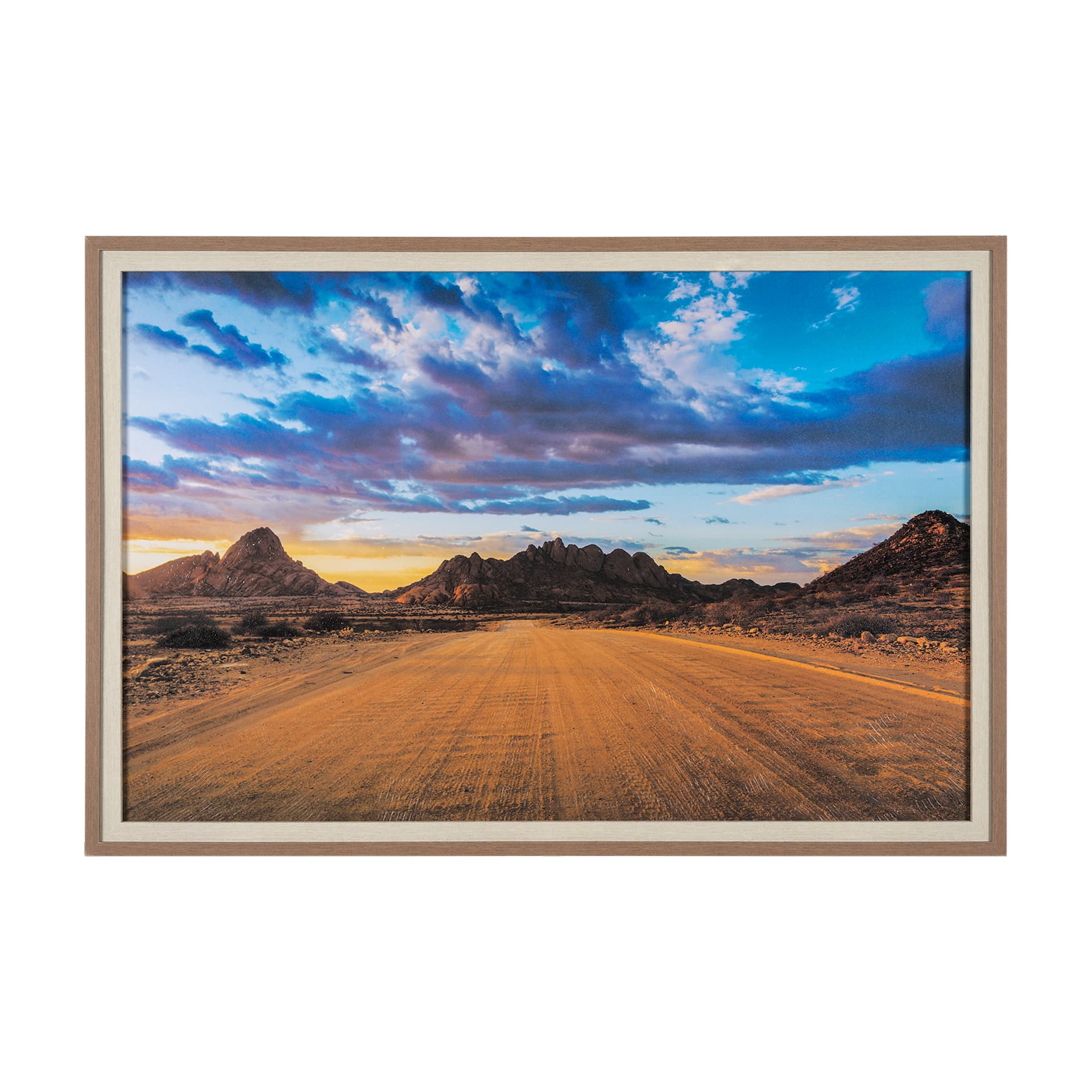 Extraordinary Skies by Mercana Studio Hand Embellished Textured Framed Photo Art Print Matted under — product photograph