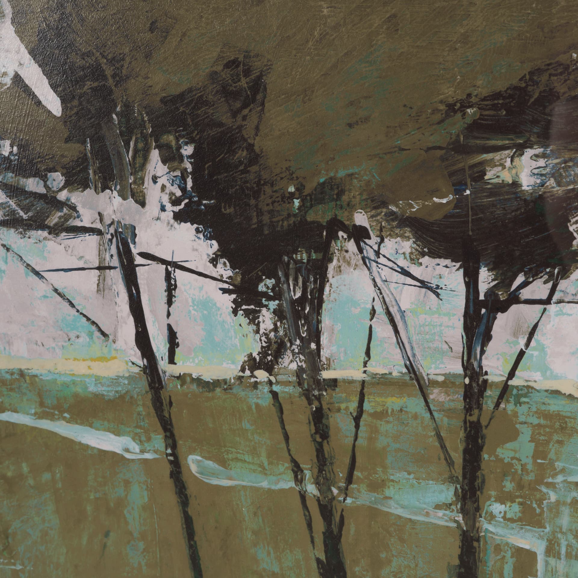 Majestic Canopy II by Mercana Studio Textured Framed Artwork Matted under Glass — product photograph