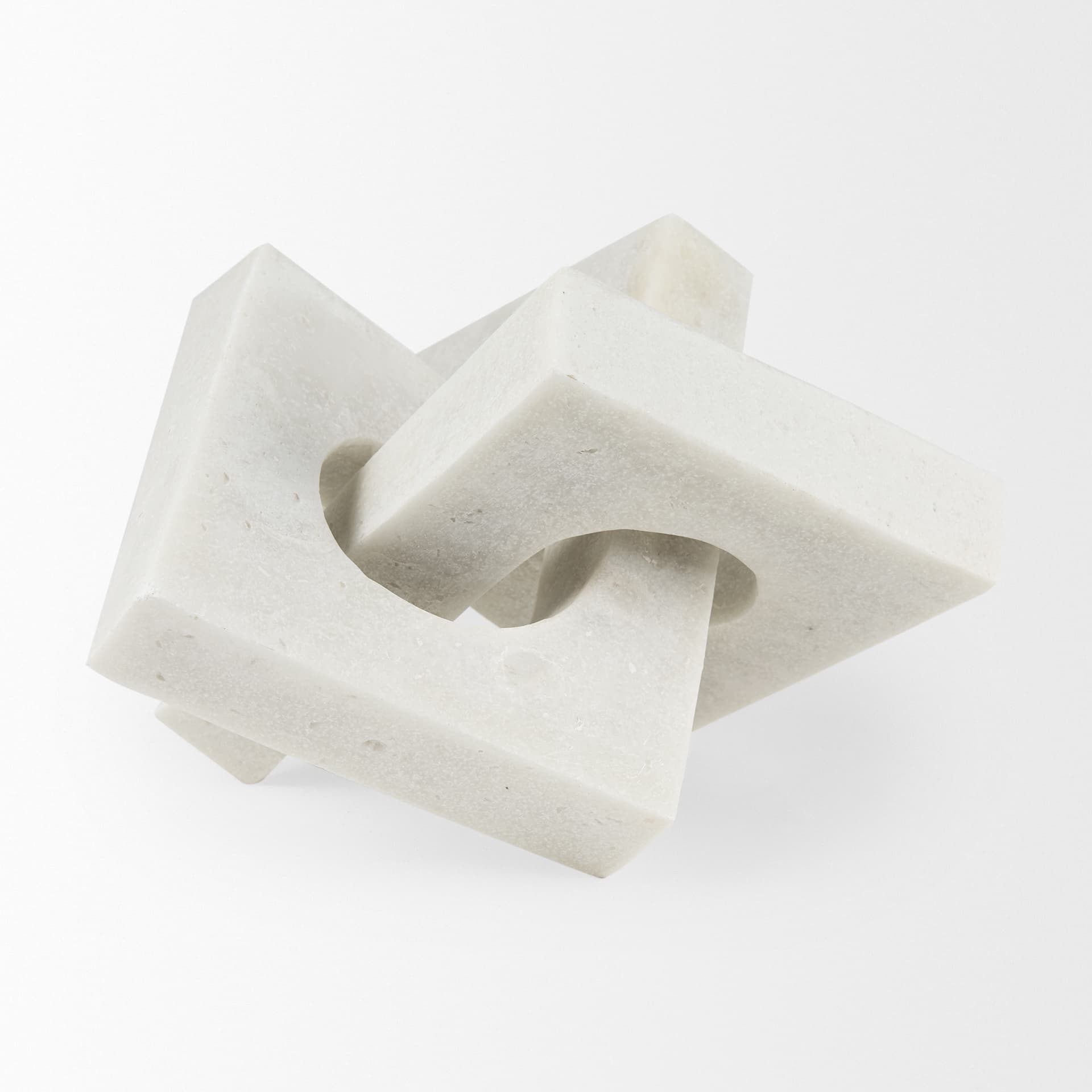 Linx Large Granite Resin Sculpture Decorative Object — product photograph