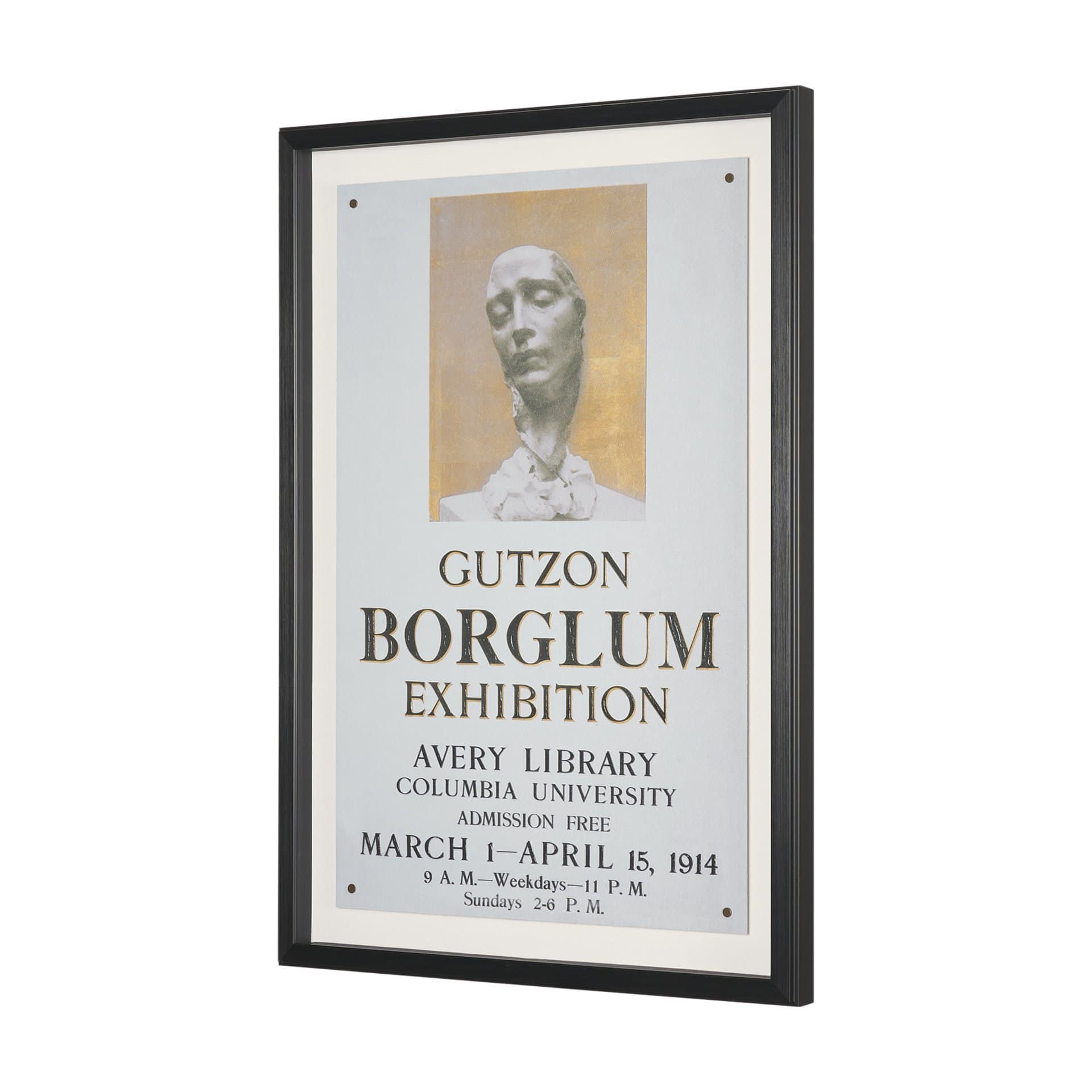 Ephemera Sculpture by The Vintage Collection Hand Embelished Text Framed Artwork Matted under Glass — product photograph