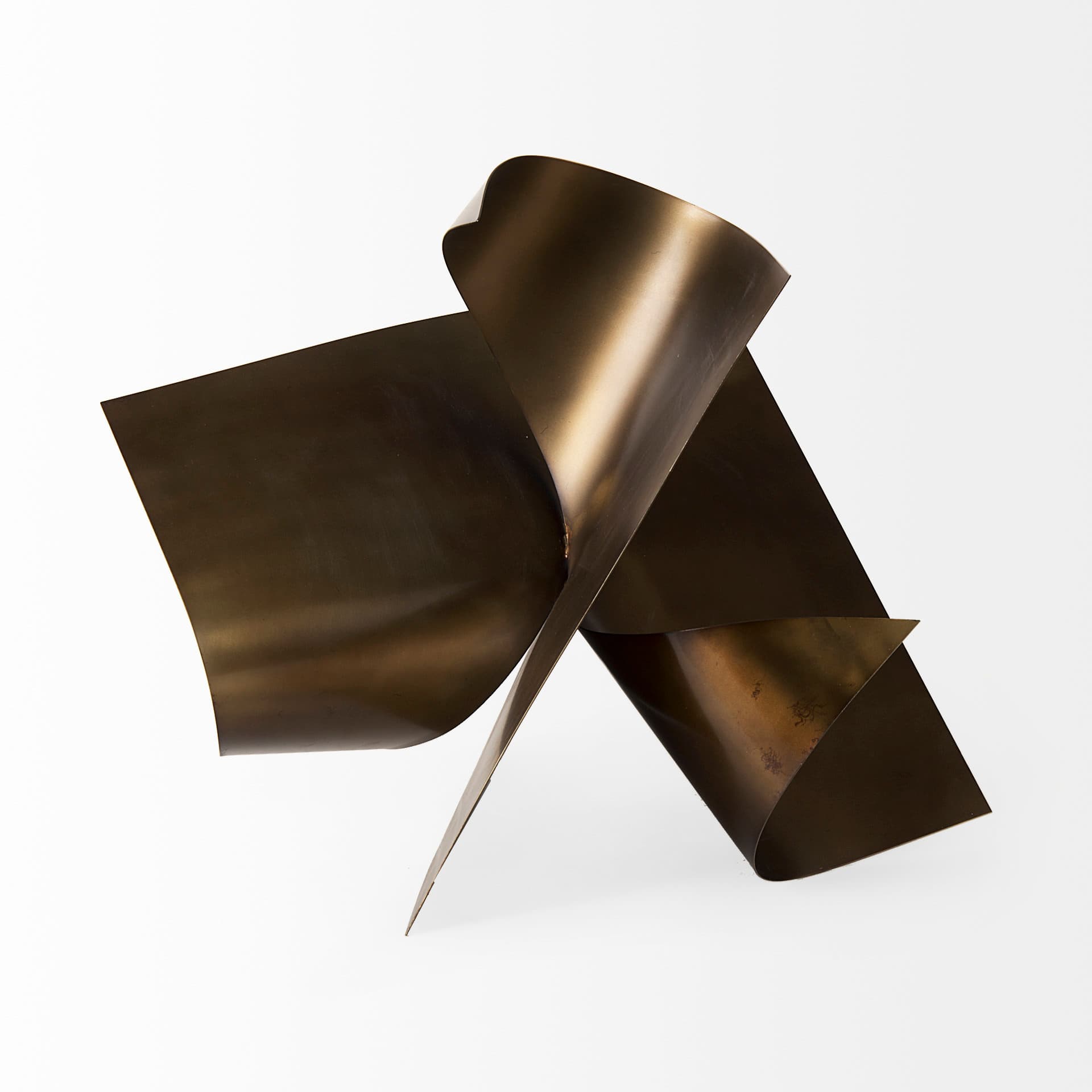 Francesca 18.1L x 18.1W x 18.1H Antique Gold Metal Sculptural Decorative Object — product photograph
