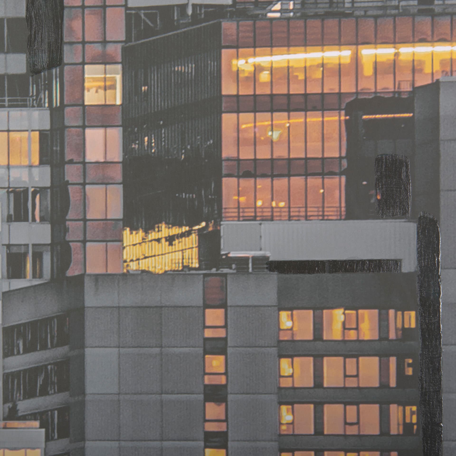 Golden Reflections I by Mercana Studio a Framed Photo Art Print Matted under Glass — product photograph
