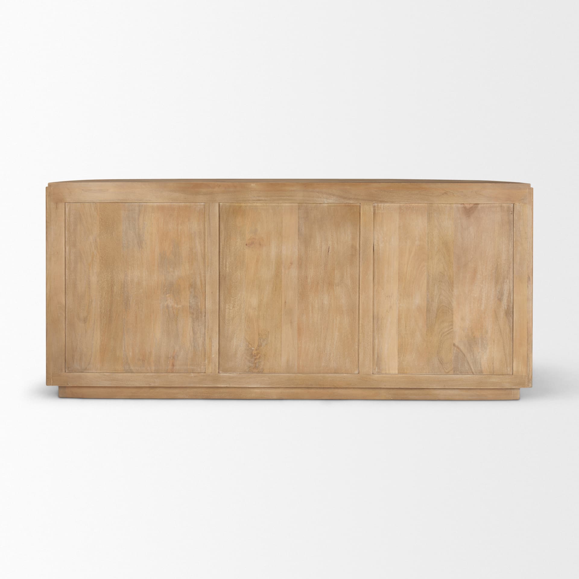 Terra Light Brown Wood Fluted Sideboard — product photograph