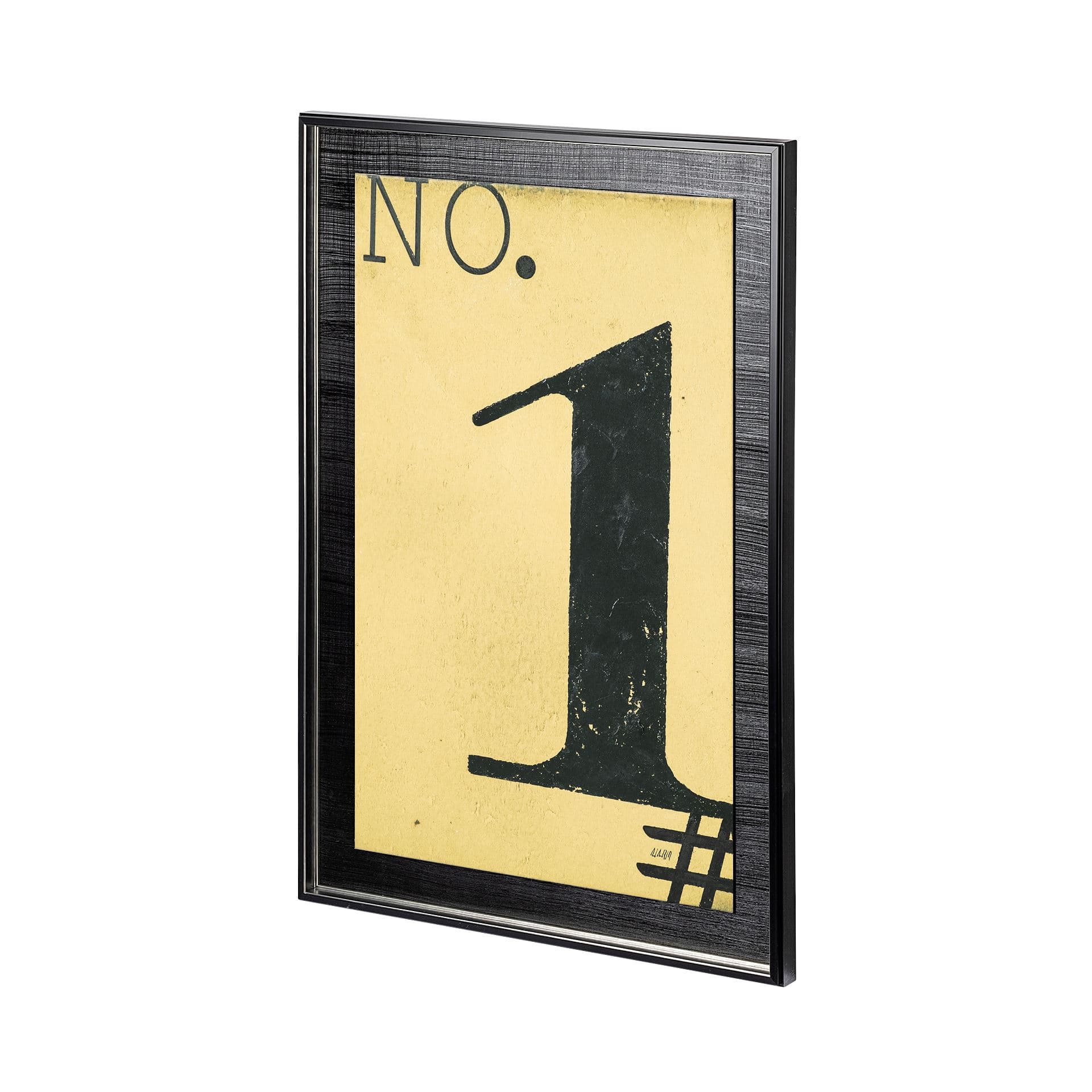 Value Collector 1 by Mercana Studio a Hand Embellished Textured Framed Art Print — product photograph
