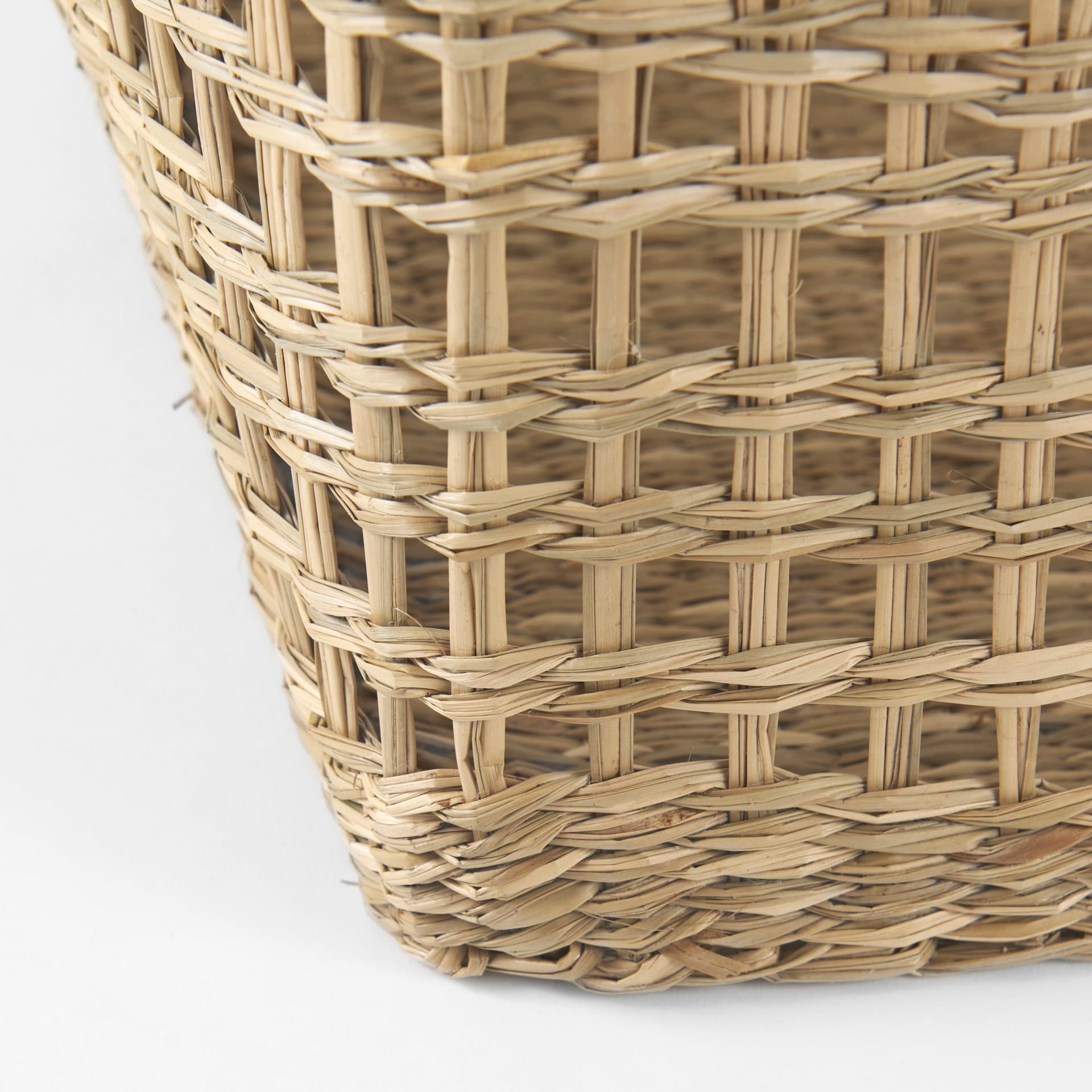 Bellisa 18.5L x 14.6W x 11.0H (Set of 2) Medium Brown Seagrass Rectangular Basket W/ Handles — product photograph