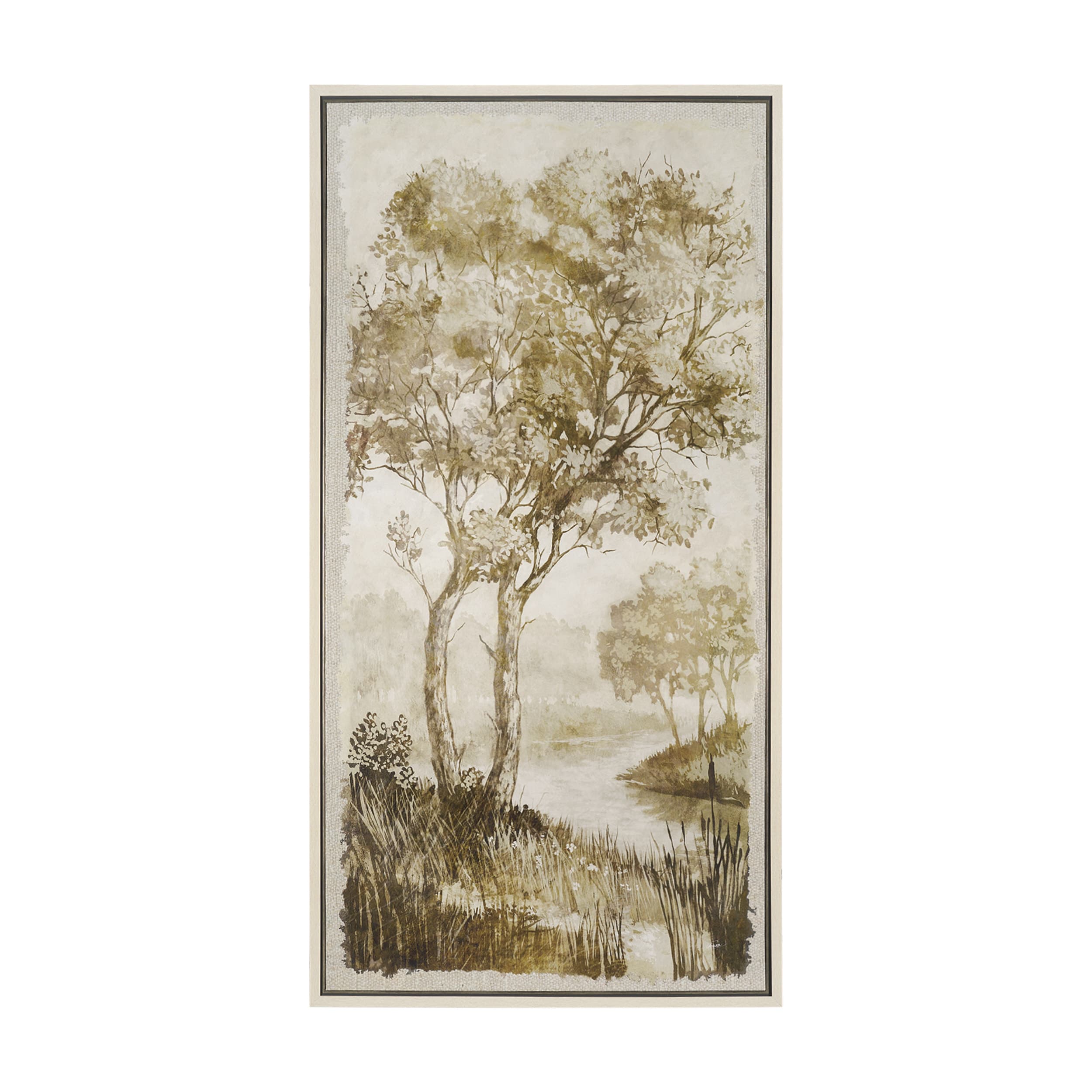 Timeless Vista IV by Mercana Studio Hand-Embellished Textured Framed Canvas Artwork — product photograph