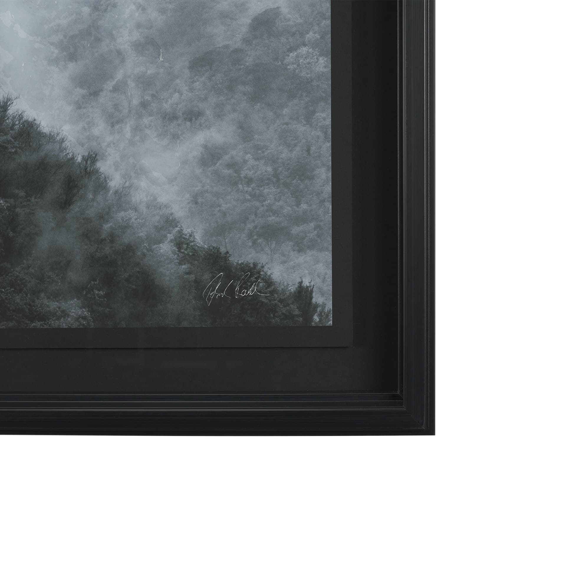 Morning Mist I by Deborah Revell a Hand Embellished Framed Print under Glass — product photograph
