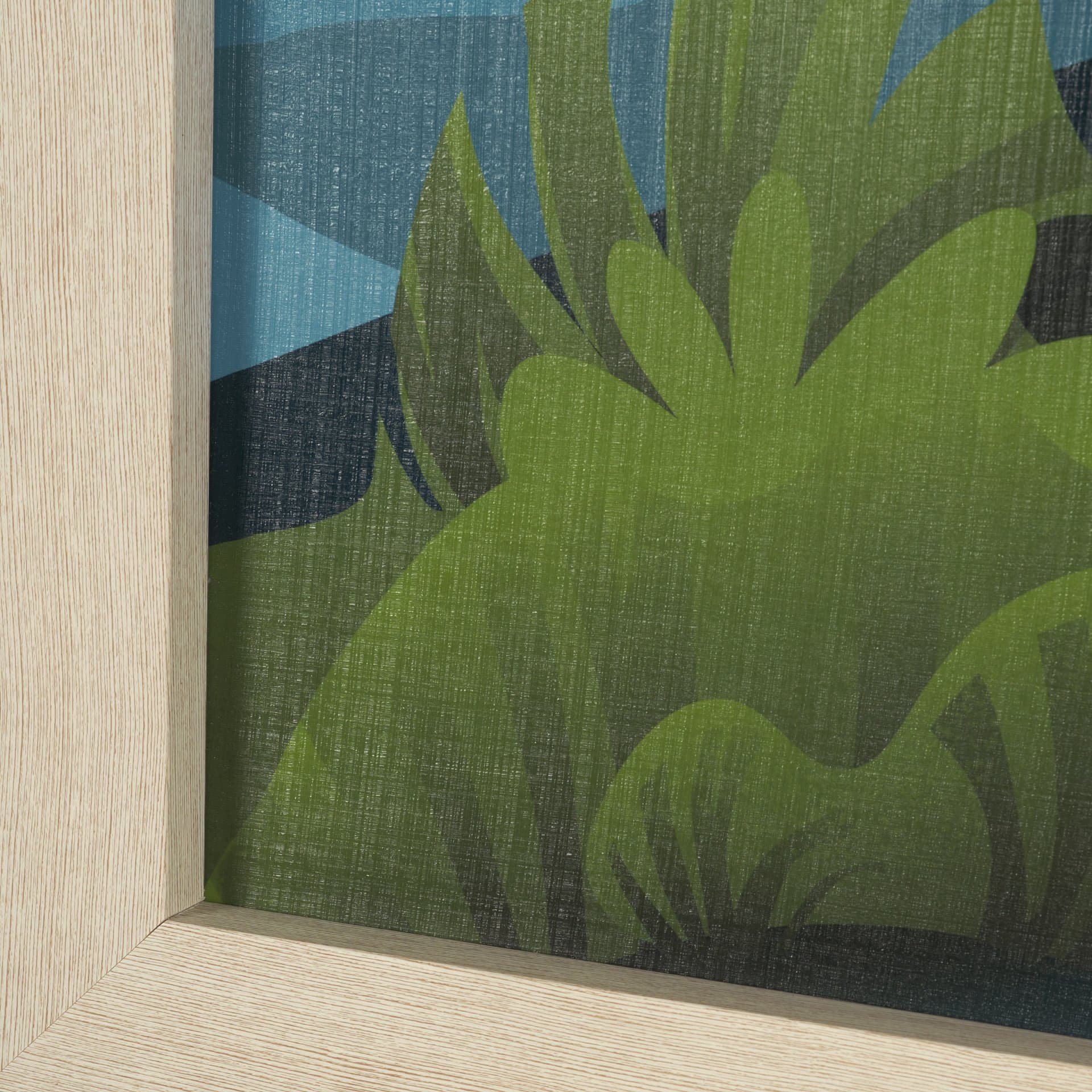 Pacific Rim GO (L) by Mercana Studio a Hand Embellished Decograph Framed Art Print — product photograph