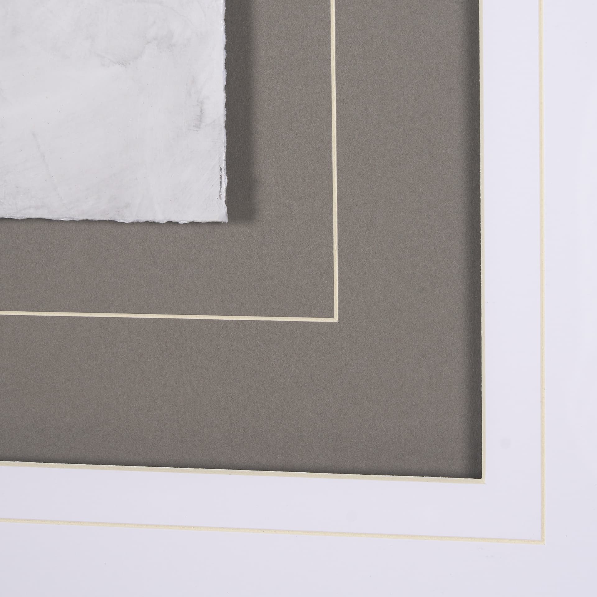 Soft Blue Botanoicals IV by Mercana Studio Hand Embellished Framed Art Print Matted under Glass — product photograph