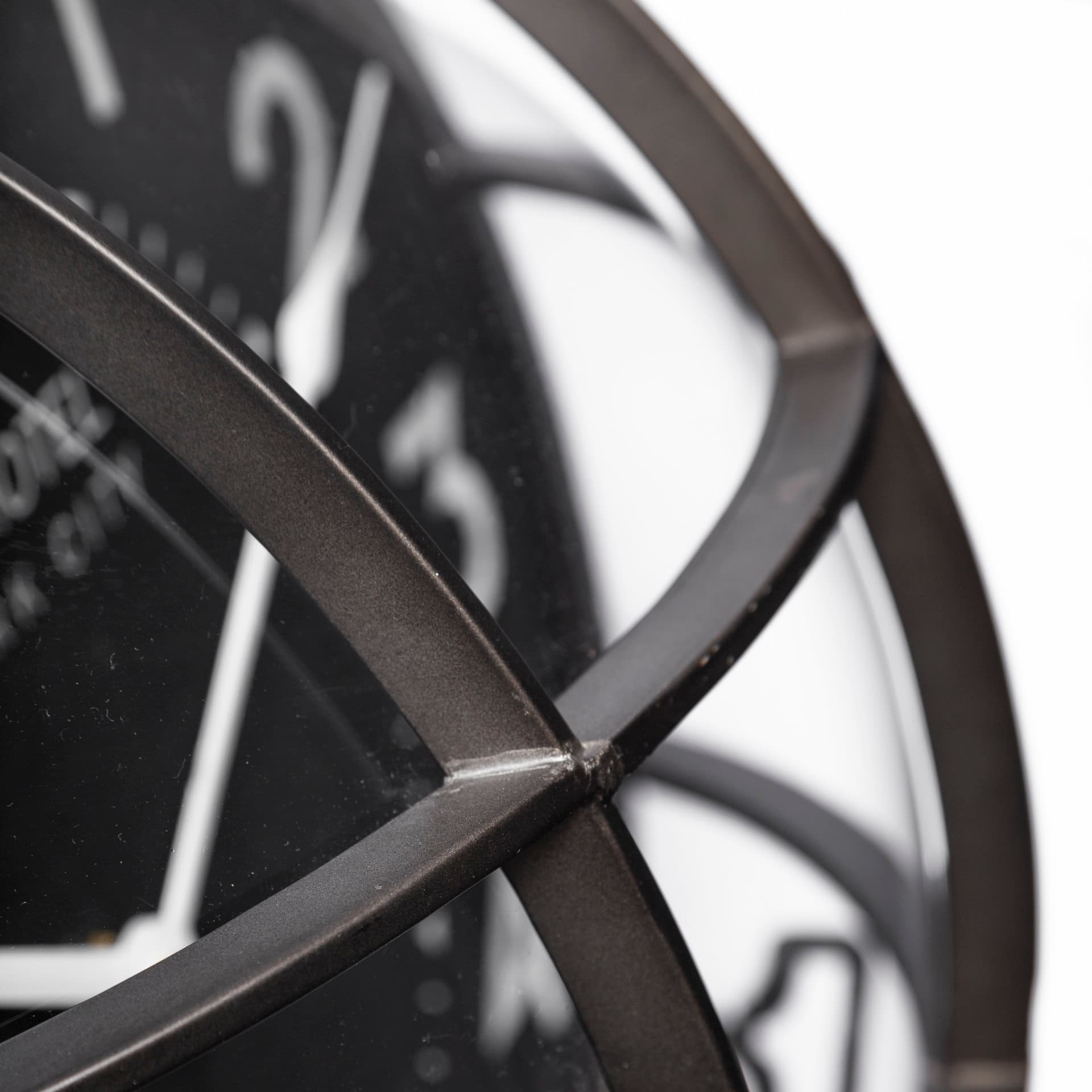Bellmond 15L x 15H Large Industrial Wall Clock — product photograph