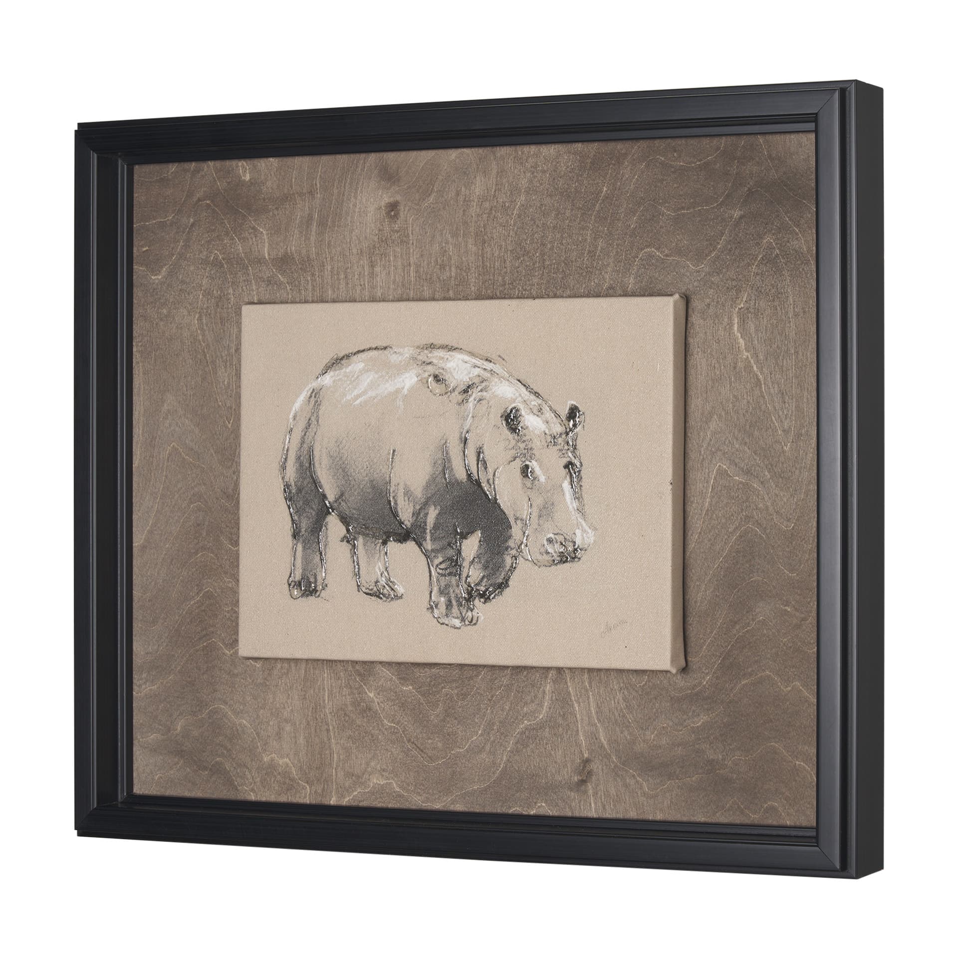 African Animal Study I by Mercana Studio a Hand Embellished Framed Art Print — product photograph