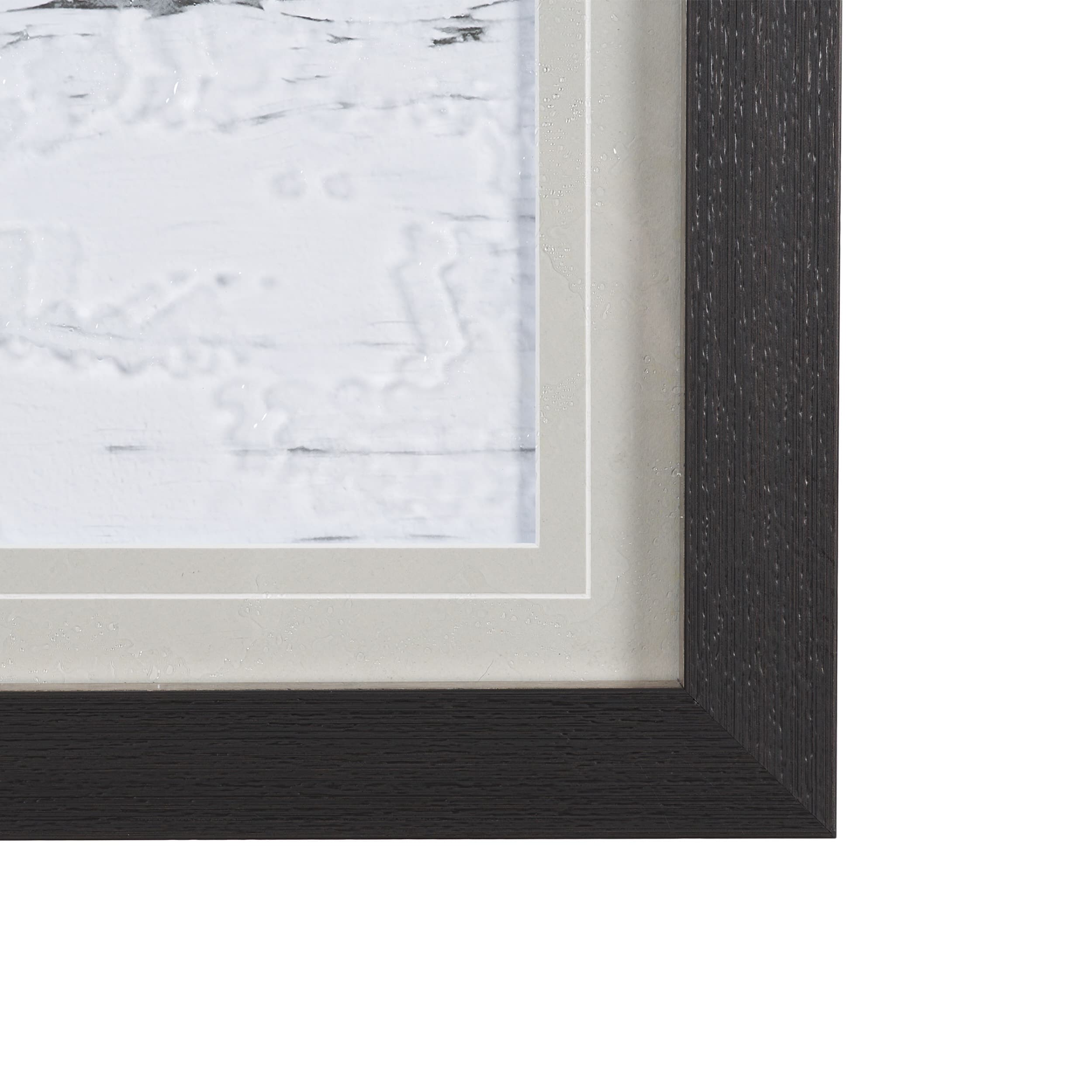 Water Horses III 1 by PH Burchett a Hand Embellished Textured Framed Photo Art Print Matted under Gl — product photograph