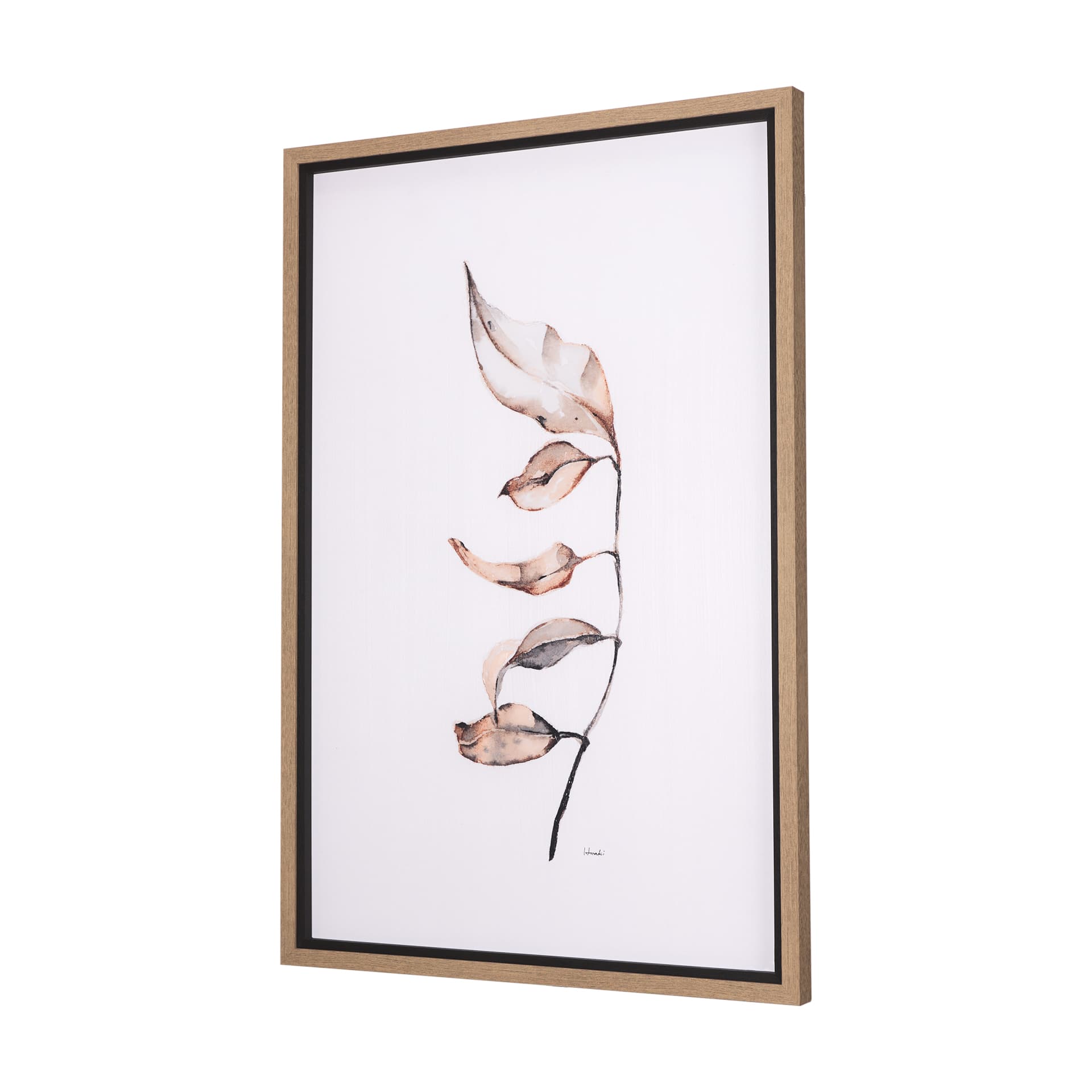 Autumn Message II by Mercana Studio a Hand Embellished Textured Framed Art Print — product photograph