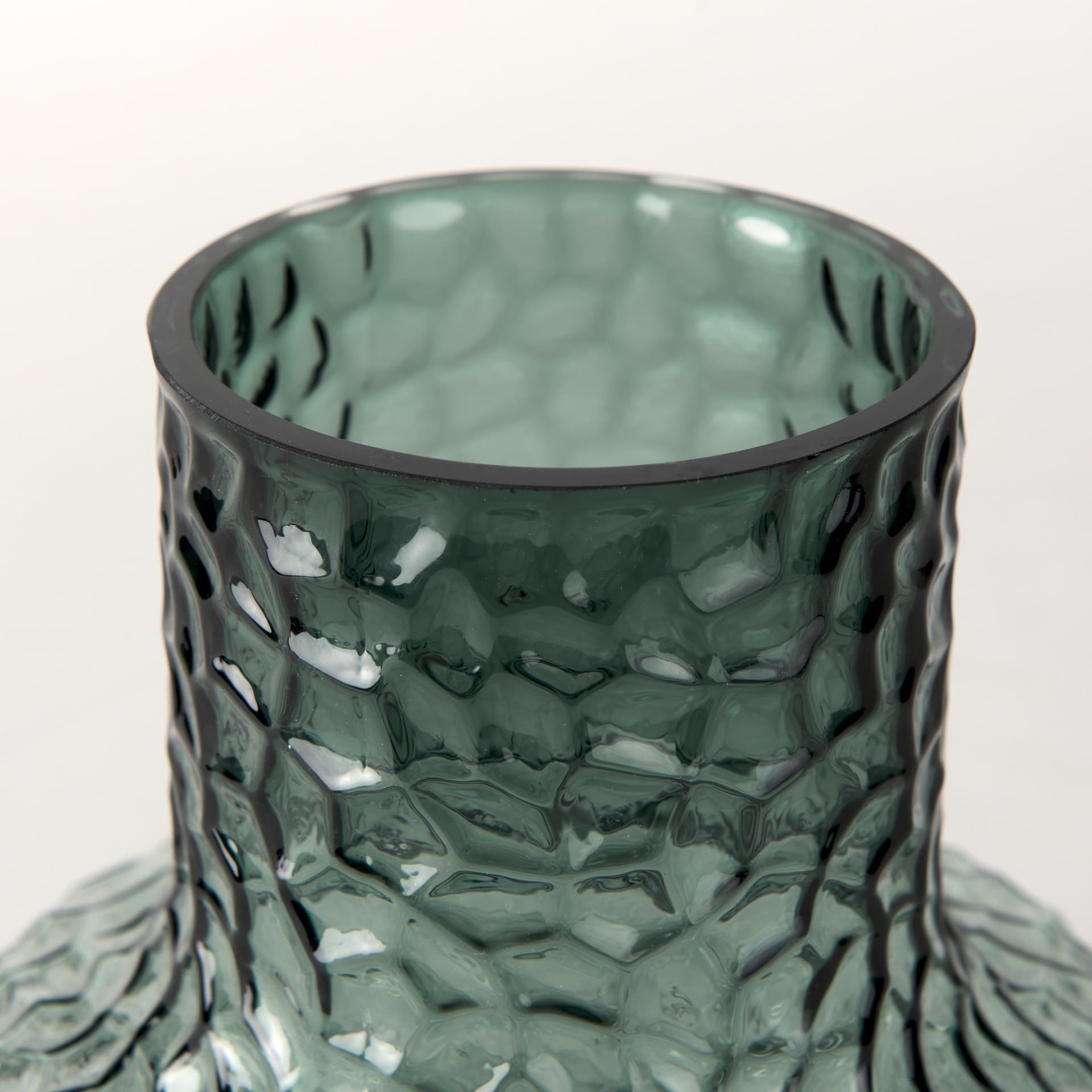 Jolene 7" Green Waterglass Glass Vase — product photograph