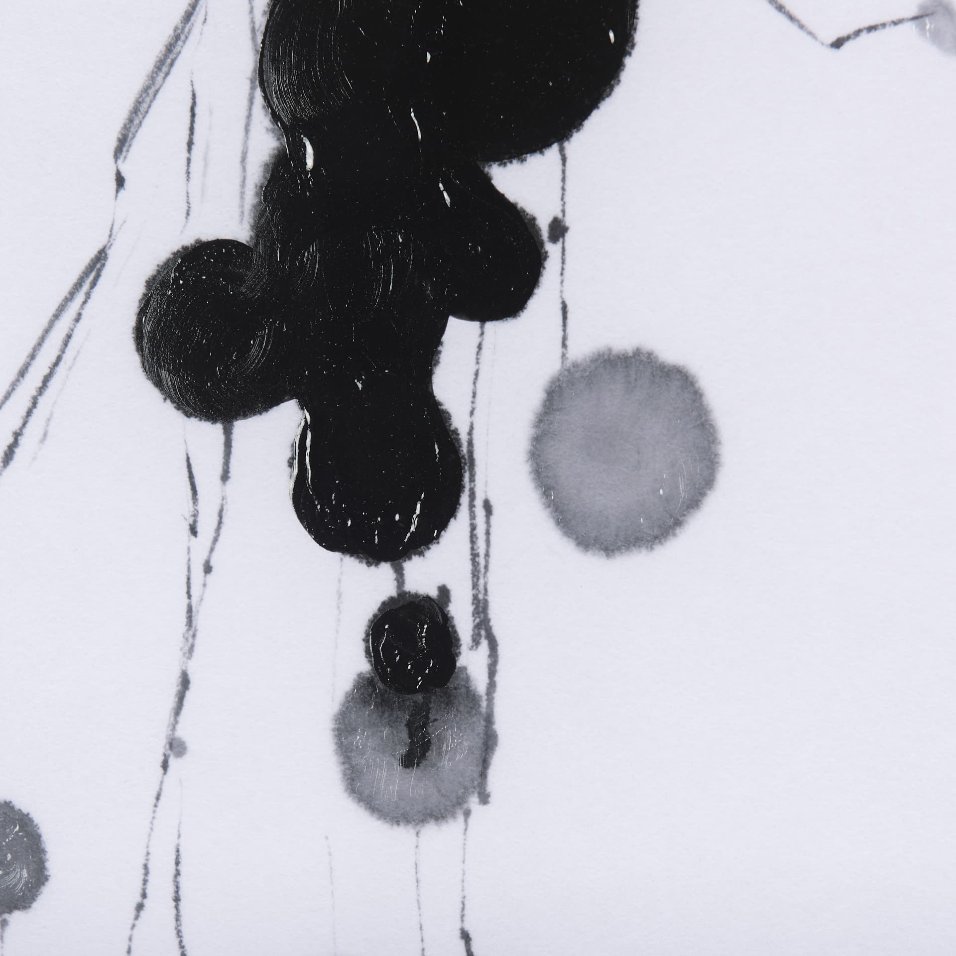 Winterberries II by Mercana Studio a Hand Embellished Textured Framed Art Print Matted under Glass — product photograph