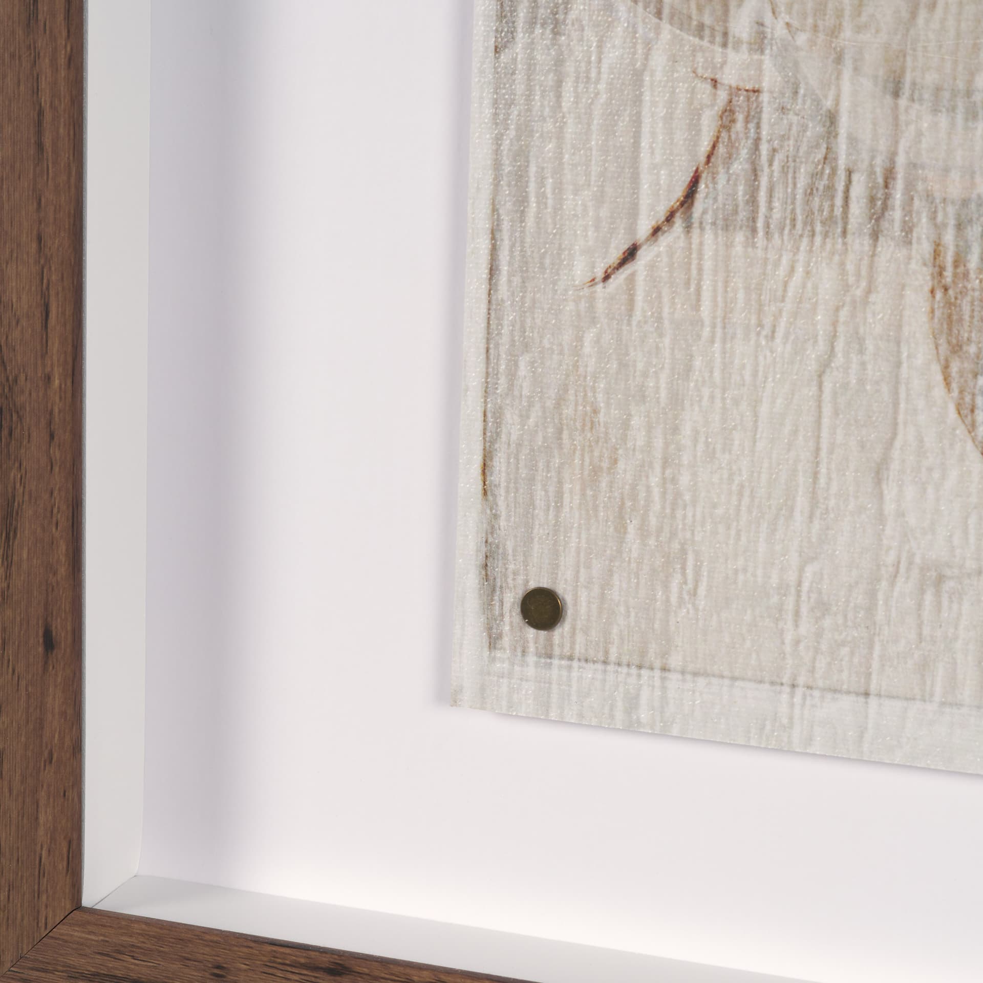Panel Etching II by Mercana Studio a Hand Embellished Framed Art Print under Glass — product photograph