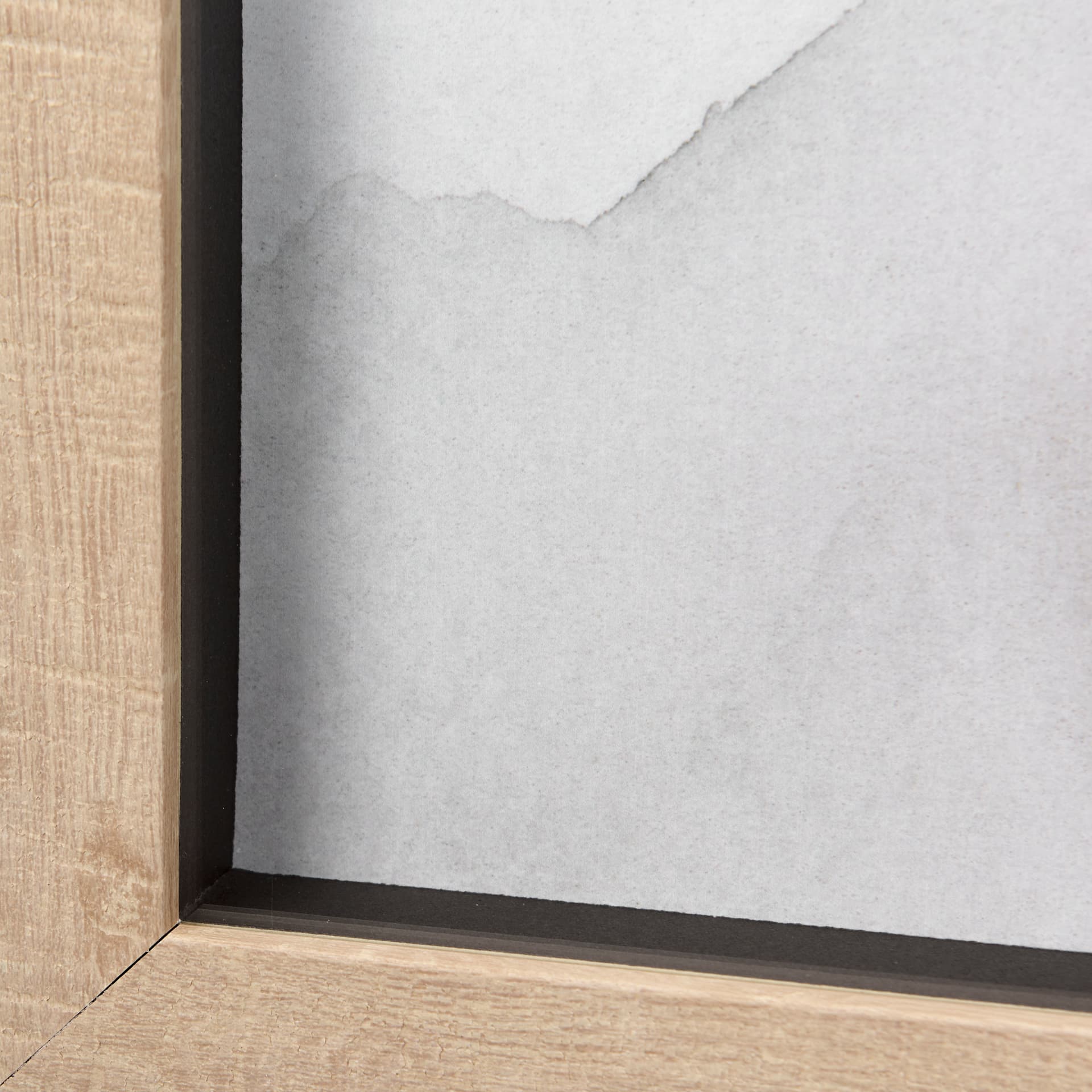 Arid Solitude II by Mercana Studio a Hand Embellished Textured Framed Art Print Matted under Glass — product photograph