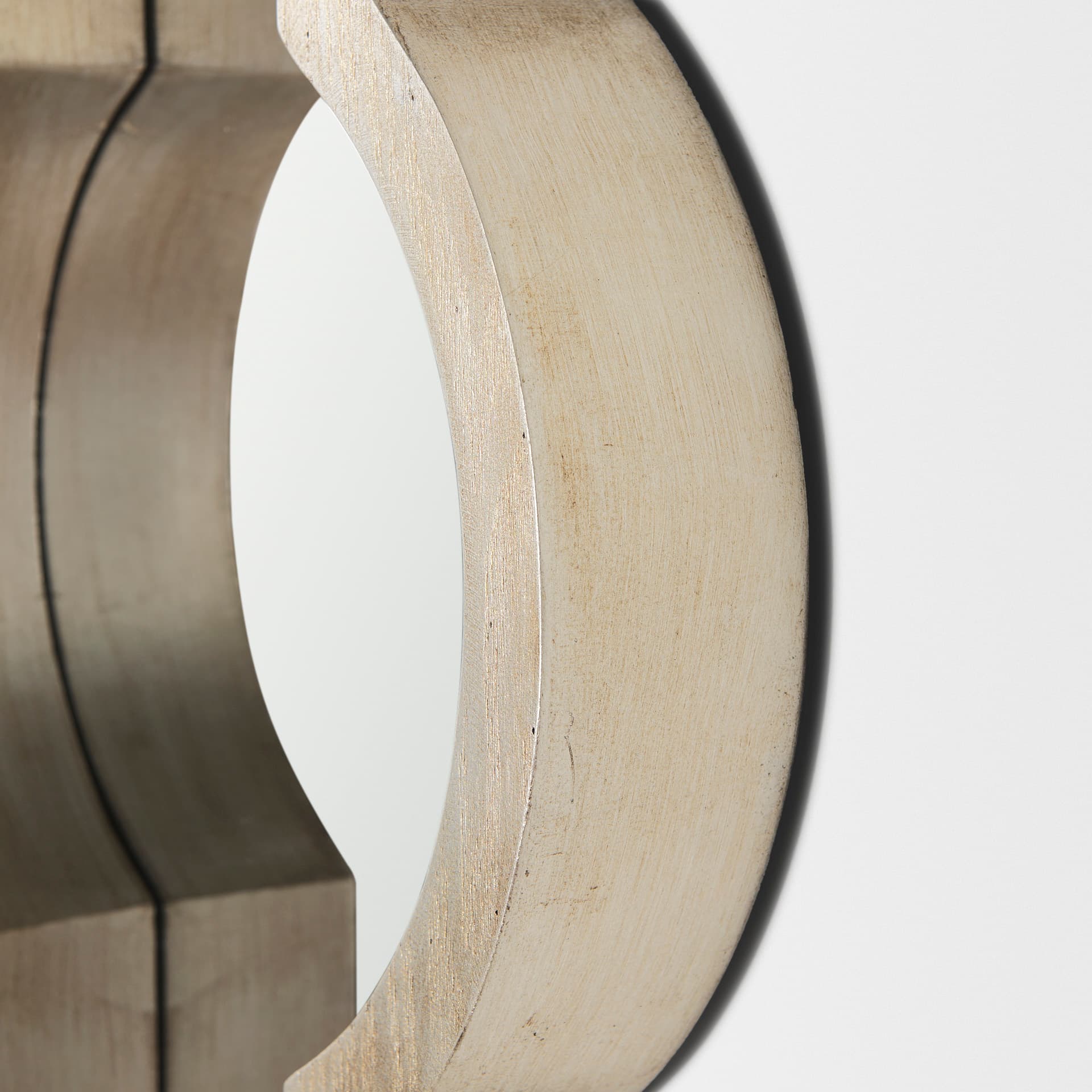 Tamanar 15x34 Champagne Wood Frame Mirror — product photograph