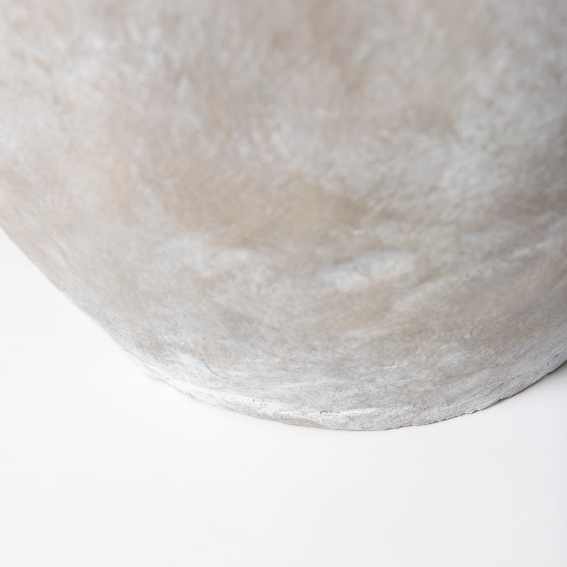 Gobi 19.75L x 20H Small Tan Ceramic Oval Vase — product photograph
